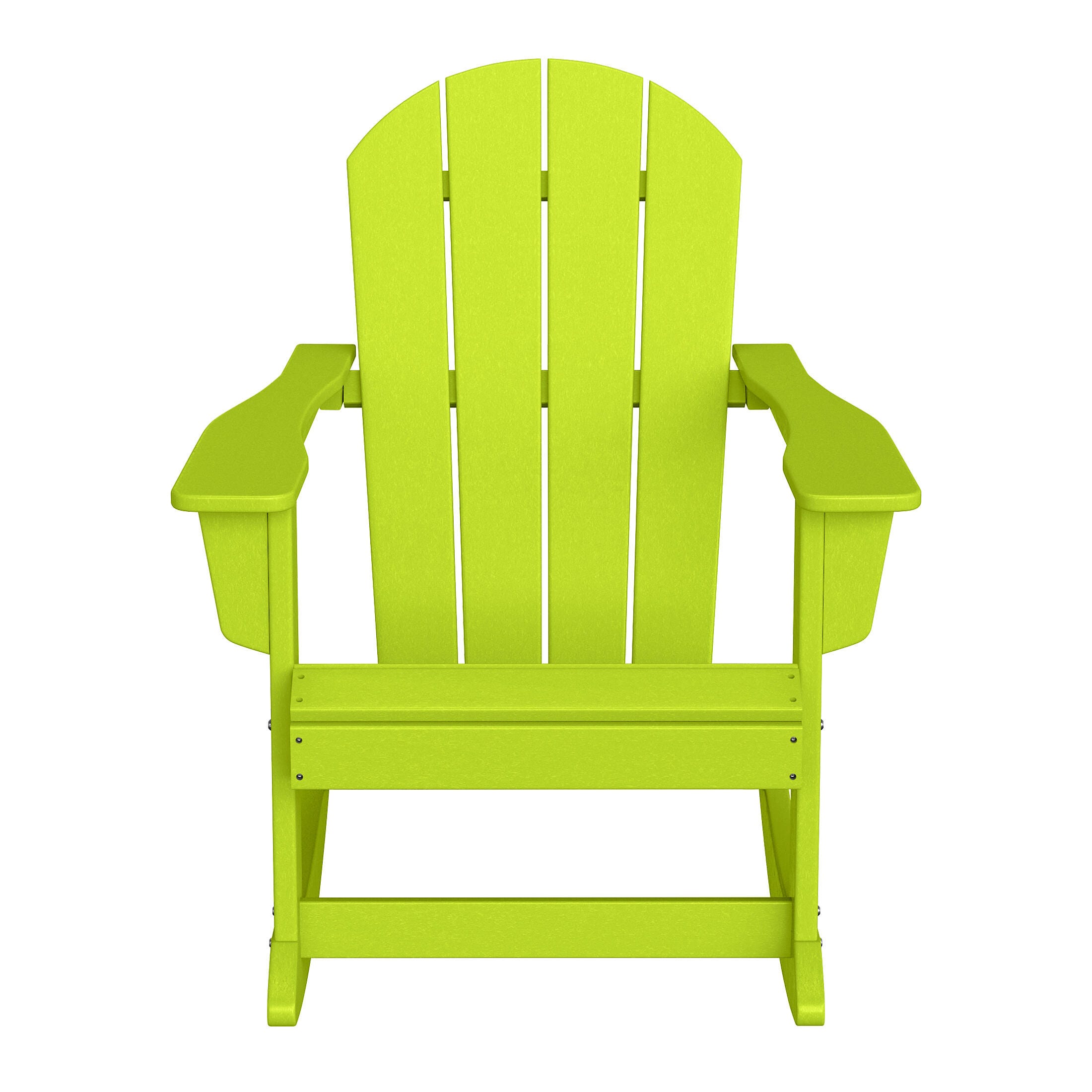 Venice Outdoor Adirondack Rocking Chair, Lime, large
