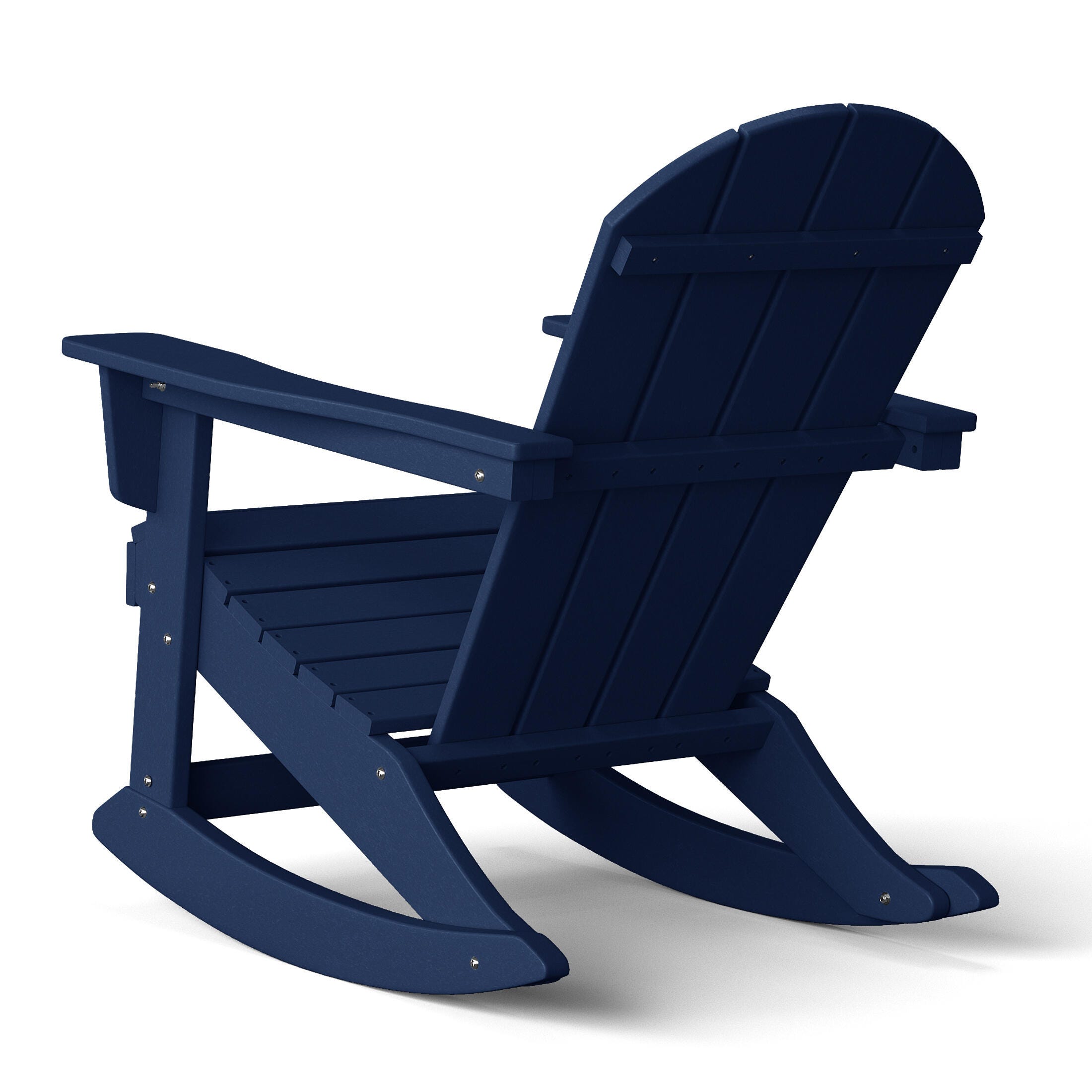 Venice Outdoor Adirondack Rocking Chair, Navy Blue, large