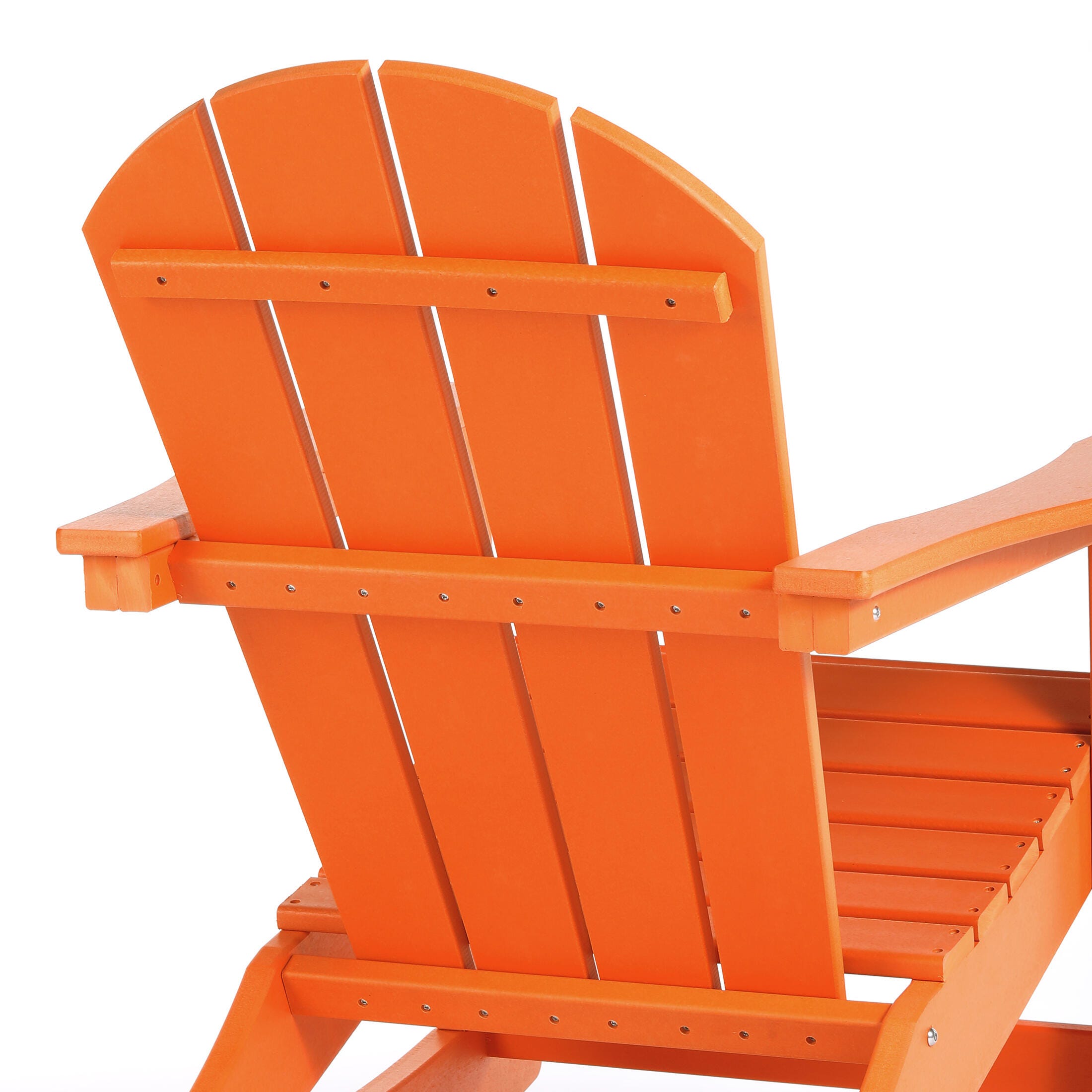 Venice Outdoor Adirondack Rocking Chair, Orange, large