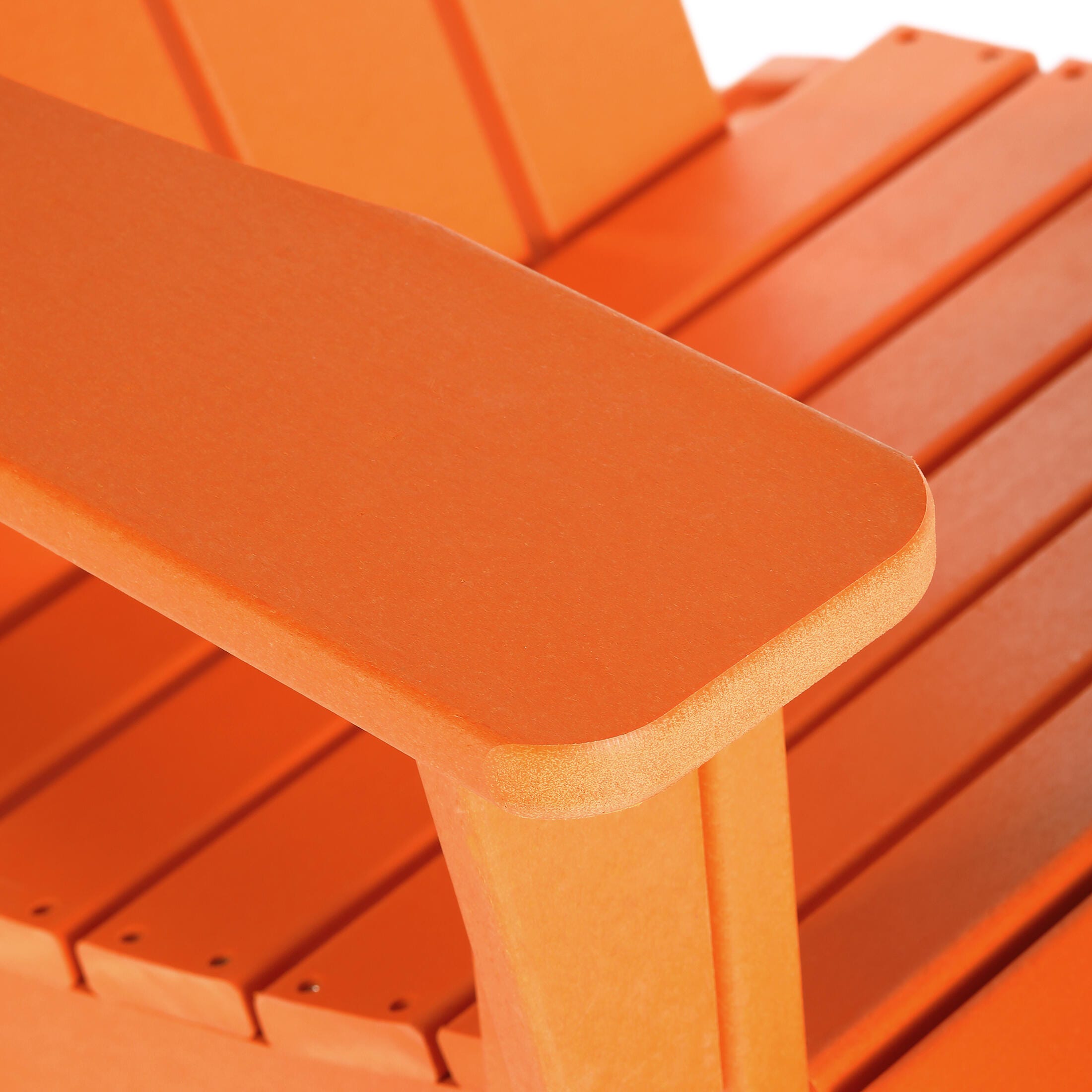 Venice Outdoor Adirondack Rocking Chair, Orange, large