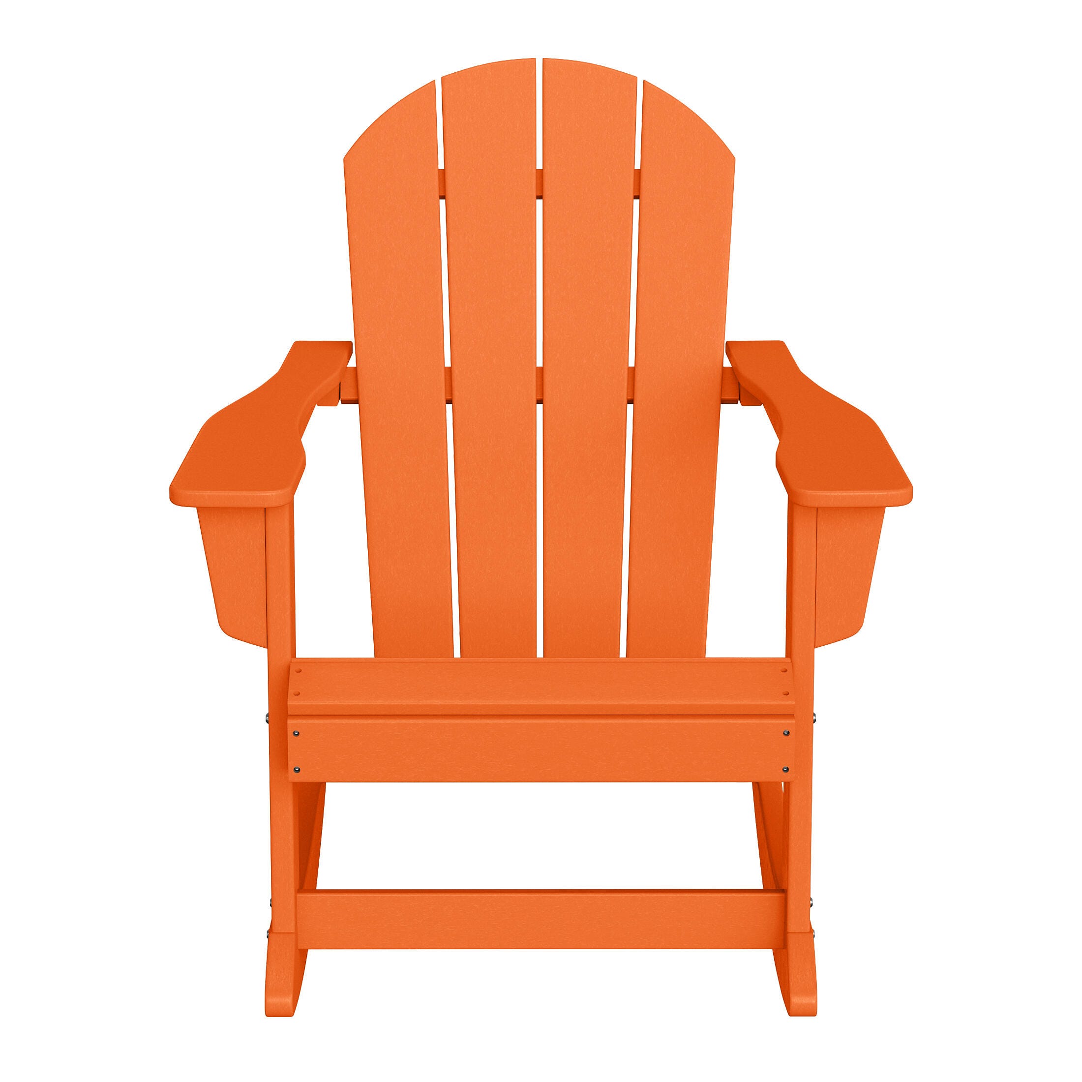 Venice Outdoor Adirondack Rocking Chair, Orange, large
