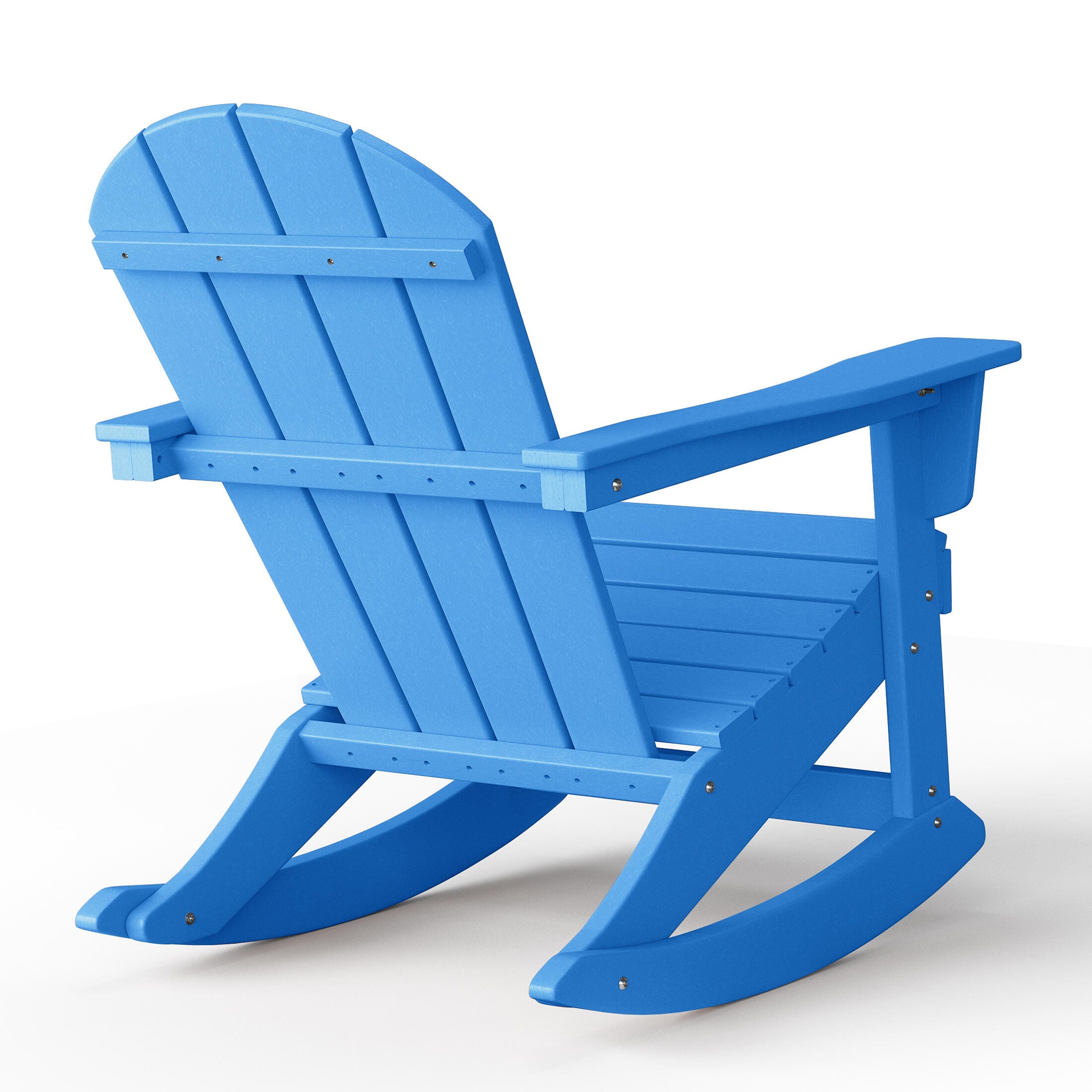Venice Outdoor Adirondack Rocking Chair, Pacific Blue, large
