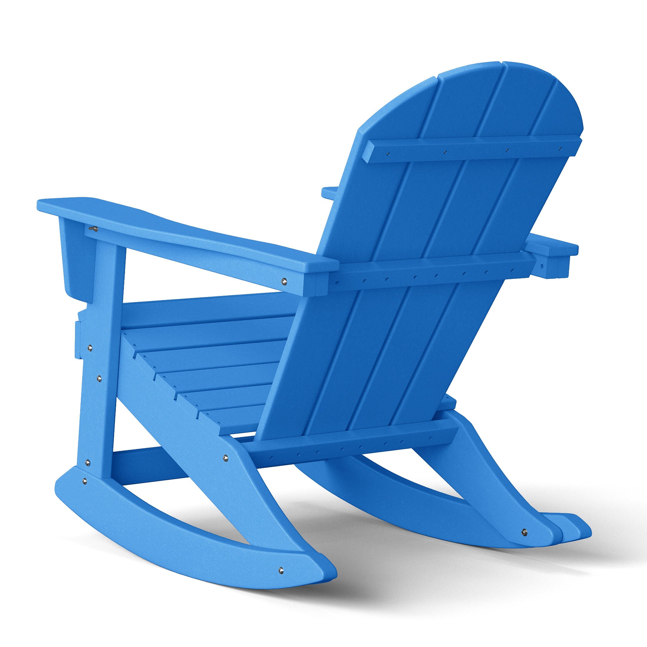 Venice Outdoor Adirondack Rocking Chair, Pacific Blue, large