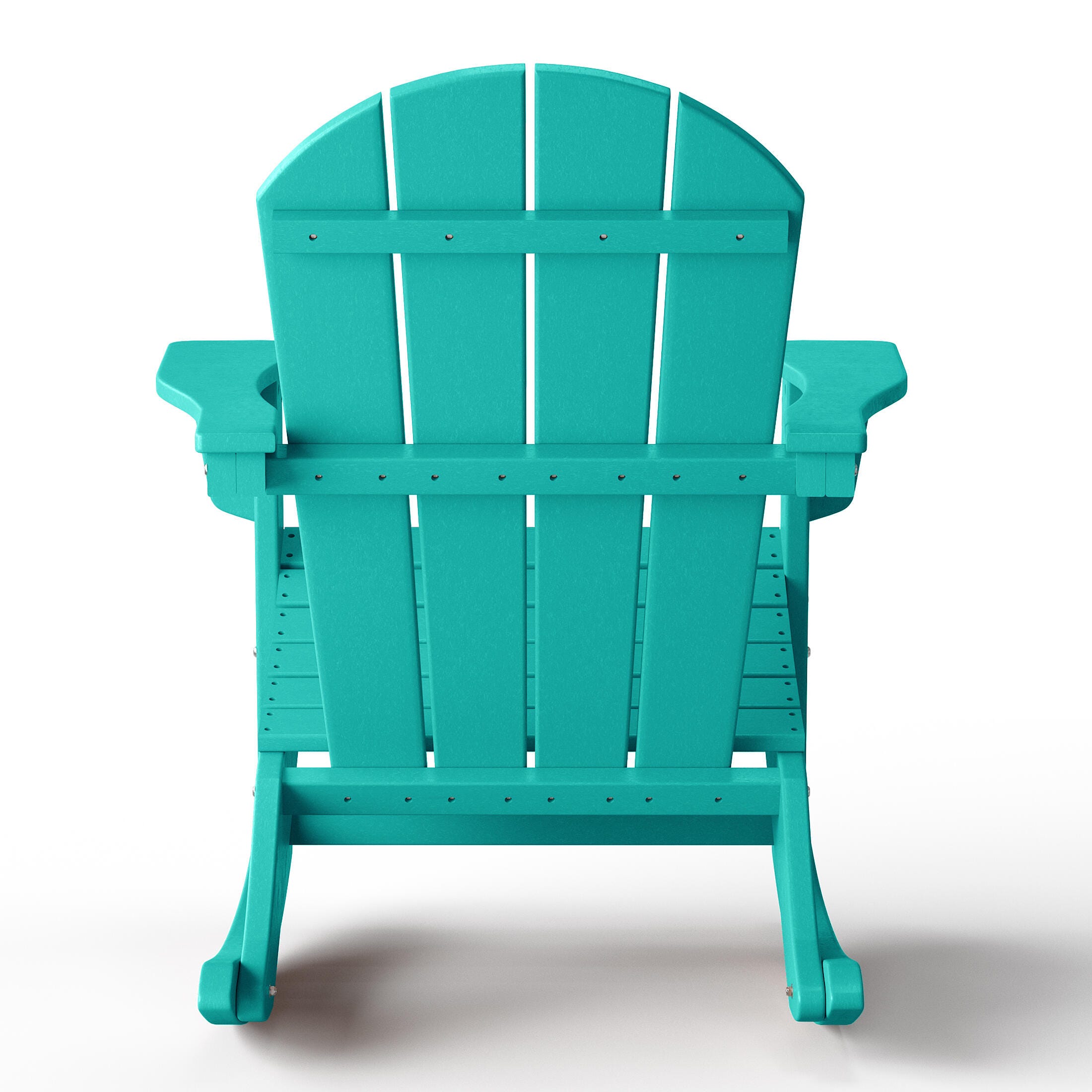 Venice Outdoor Adirondack Rocking Chair, Turquoise, large