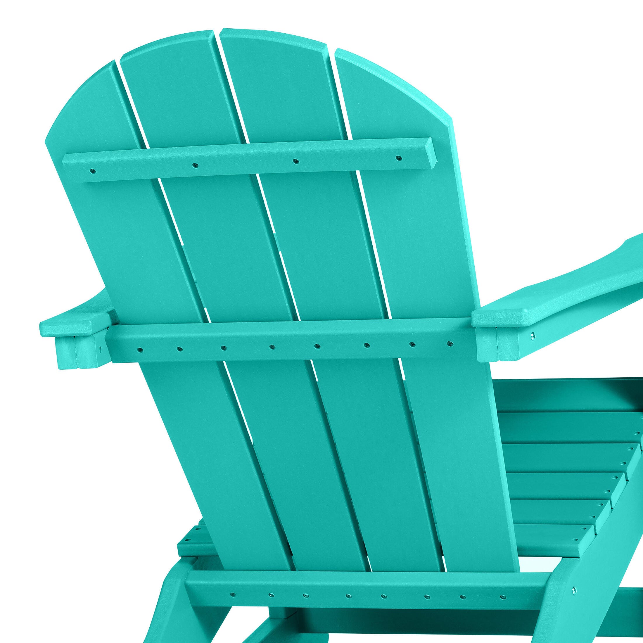 Venice Outdoor Adirondack Rocking Chair, Turquoise, large