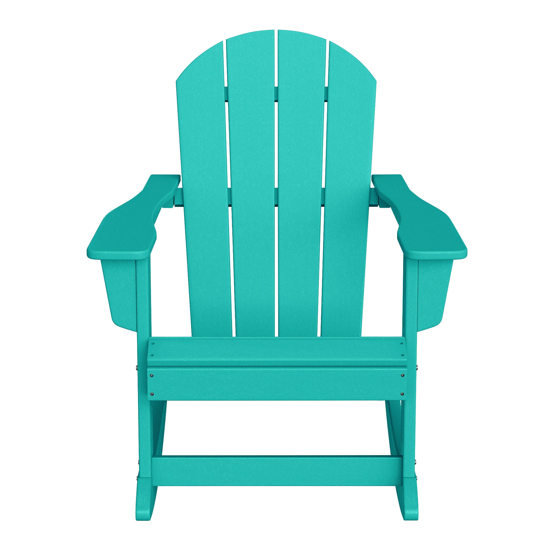Venice Outdoor Adirondack Rocking Chair, Turquoise, large
