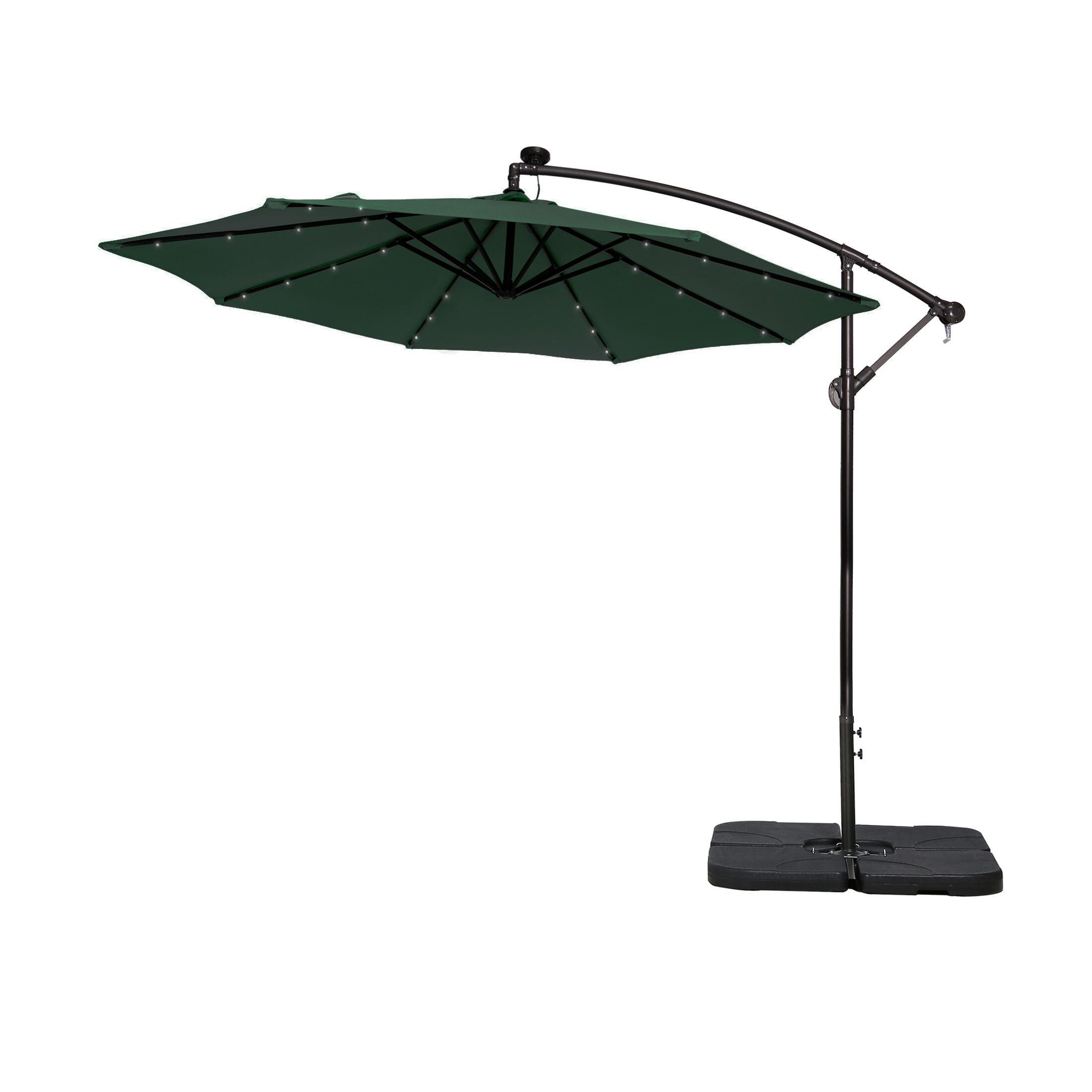 15 foot rectangular patio umbrella Garvee 15' Large Patio Umbrella with Base, Outdoor Double-Sided Rectangle  Market Umbrella Outside Umbrellas for Poolside Lawn Backyard, Beige main image 1