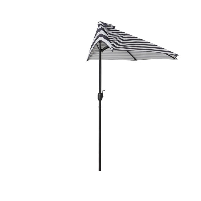 Abbott 9' Outdoor Half Round Crank and Tilt Patio Umbrella