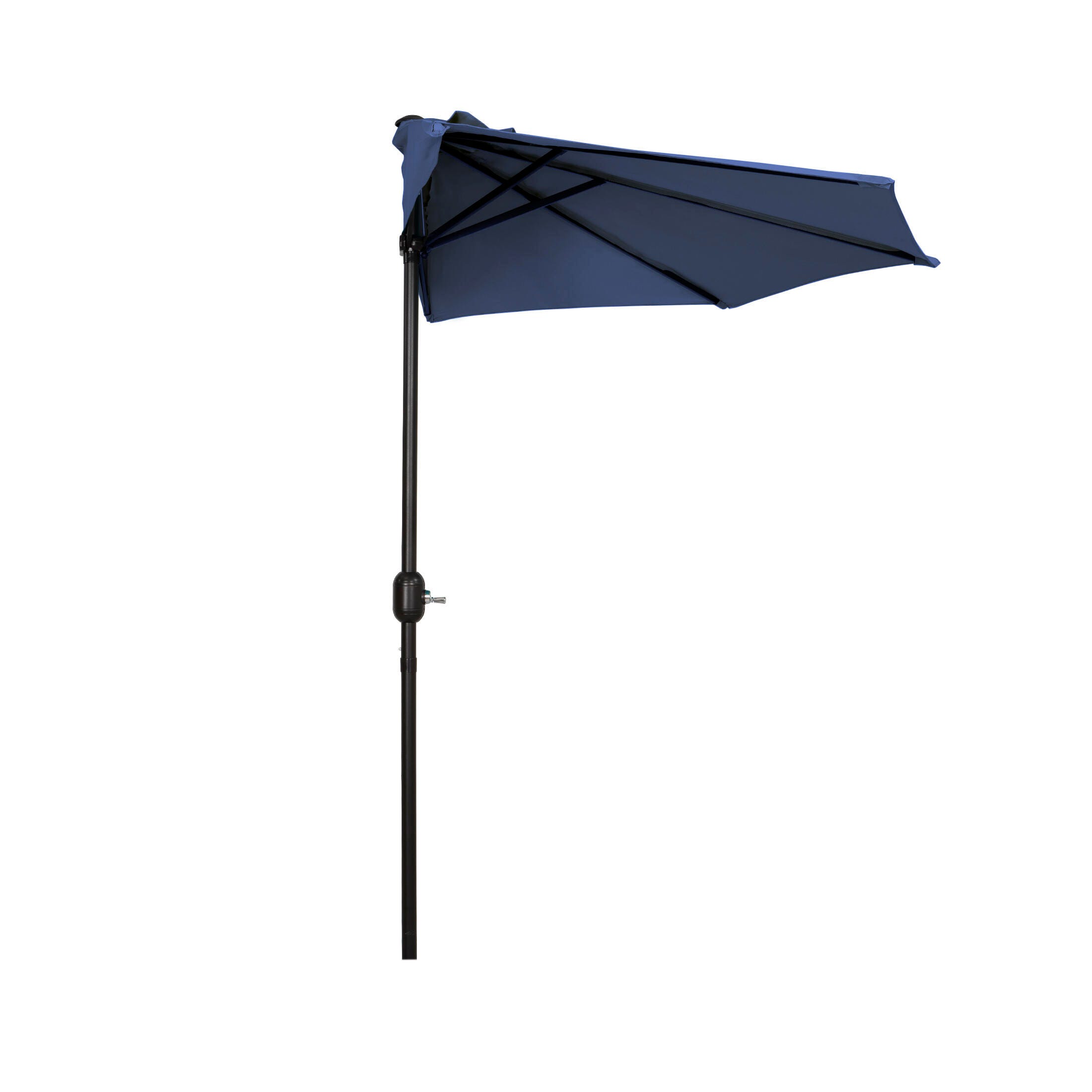 Westin Outdoor 9-Ft Half Umbrella with Bronze Finish Fillable Base, , large