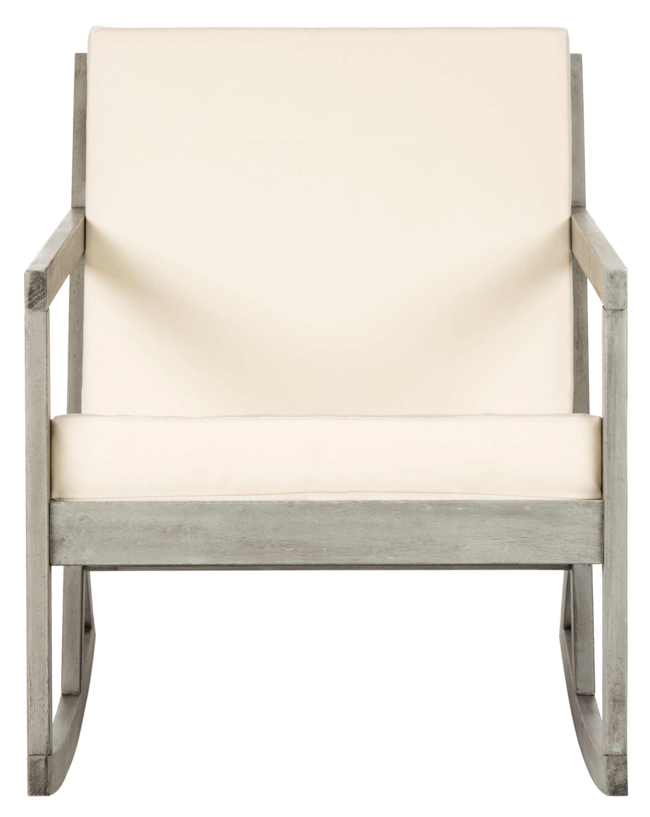 Safavieh Vernon Rocking Chair, Gray/Beige, large