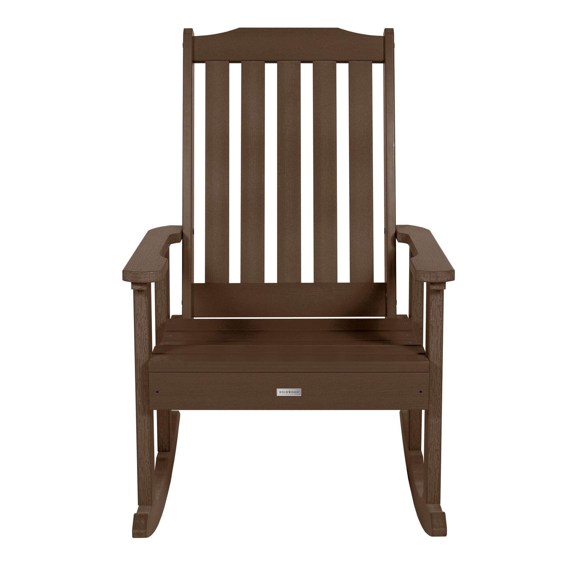 Highwood® Lehigh Outdoor Rocking Chair, Weathered Acorn, large