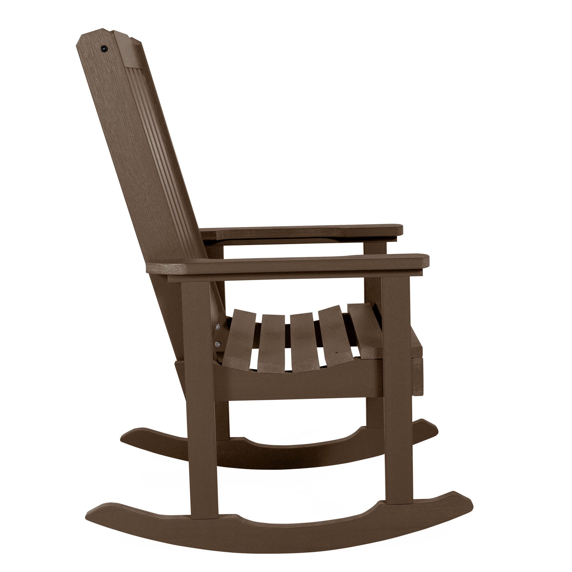 Highwood® Lehigh Outdoor Rocking Chair, Weathered Acorn, large