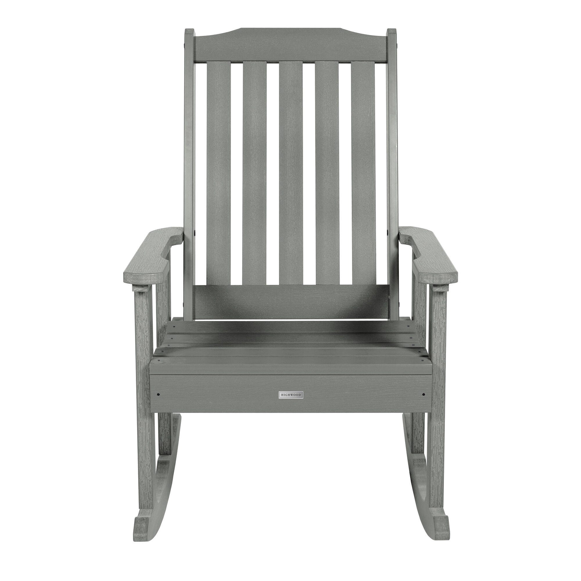 Highwood® Lehigh Outdoor Rocking Chair, Coastal Teak, large