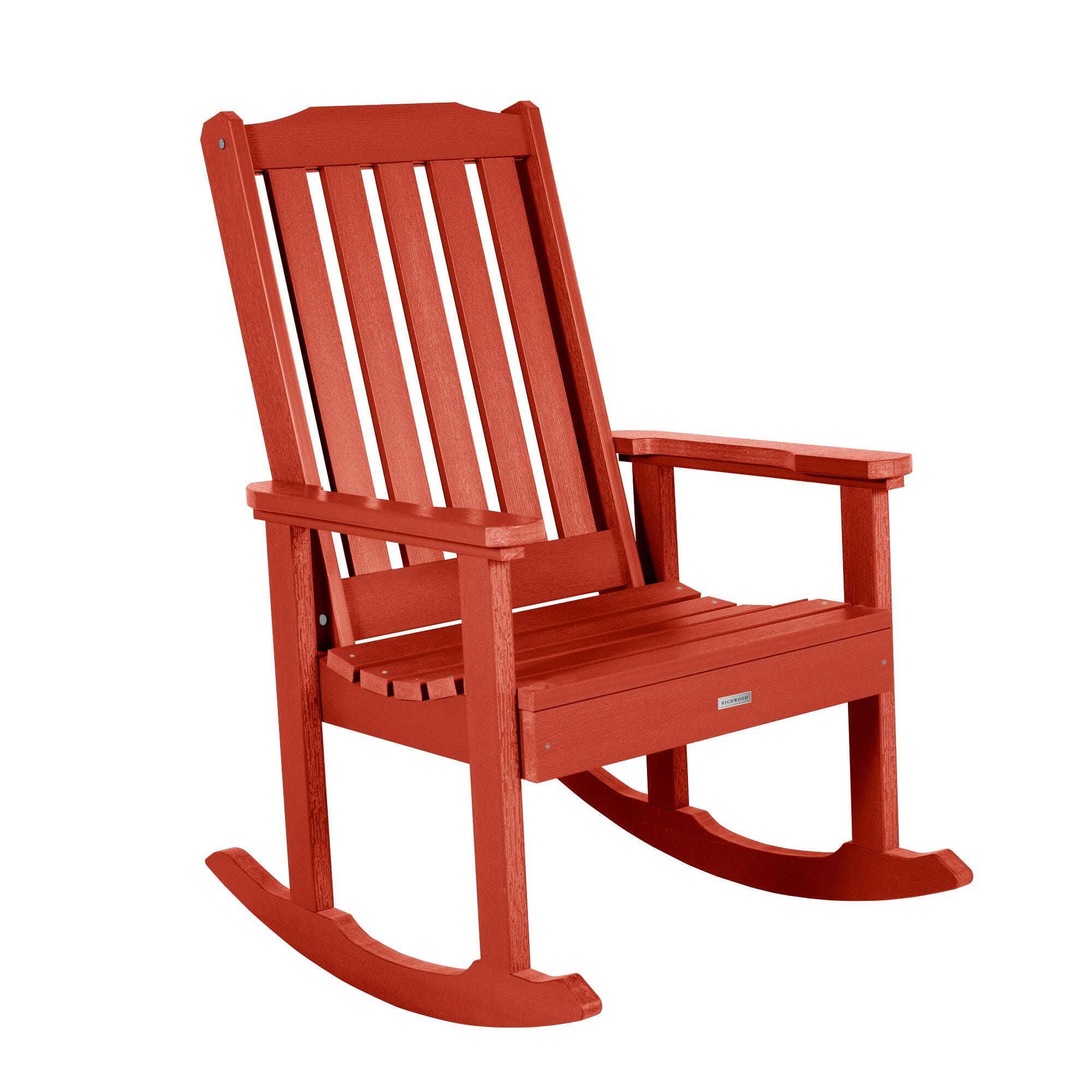 Highwood&reg; Lehigh Outdoor Rocking Chair, Rustic Red, large