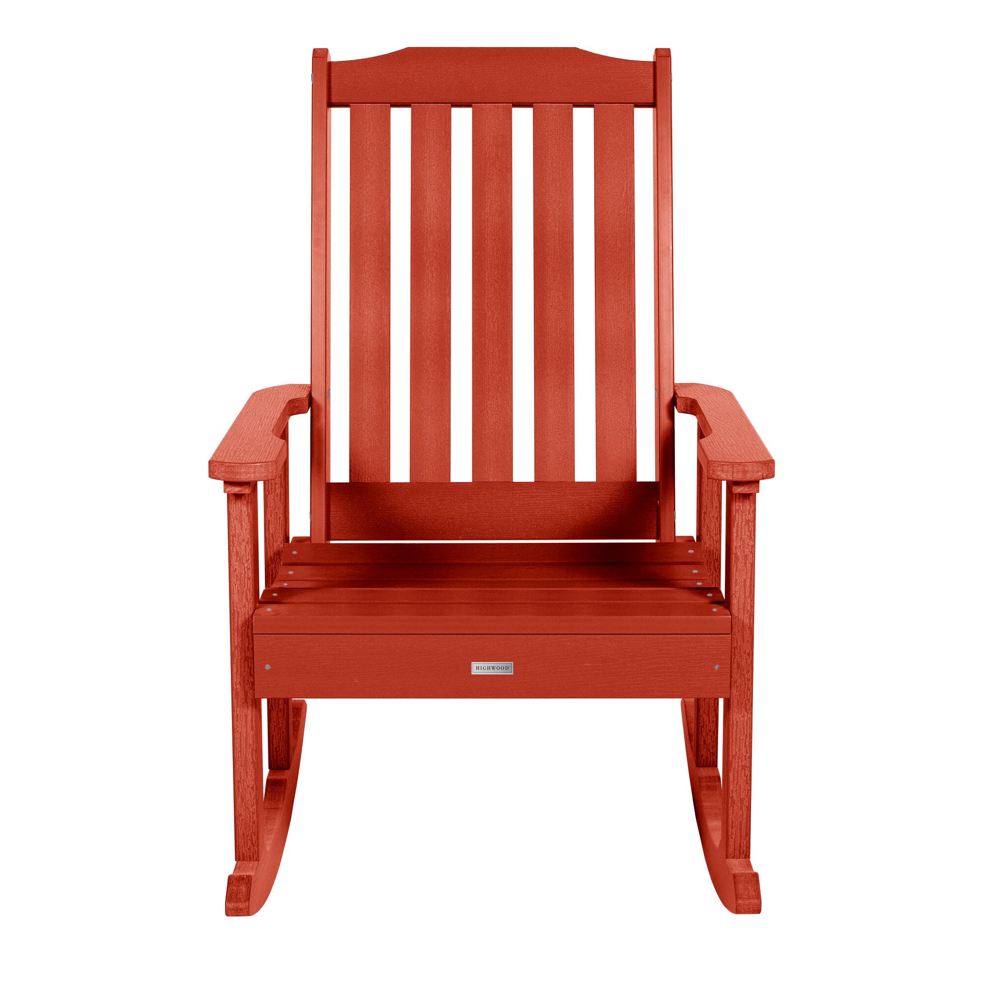Highwood® Lehigh Outdoor Rocking Chair, Rustic Red, large