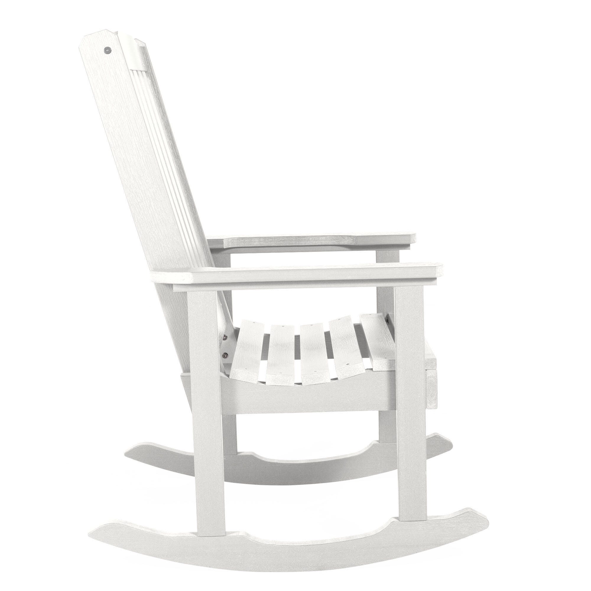 Highwood® Lehigh Outdoor Rocking Chair, White, large