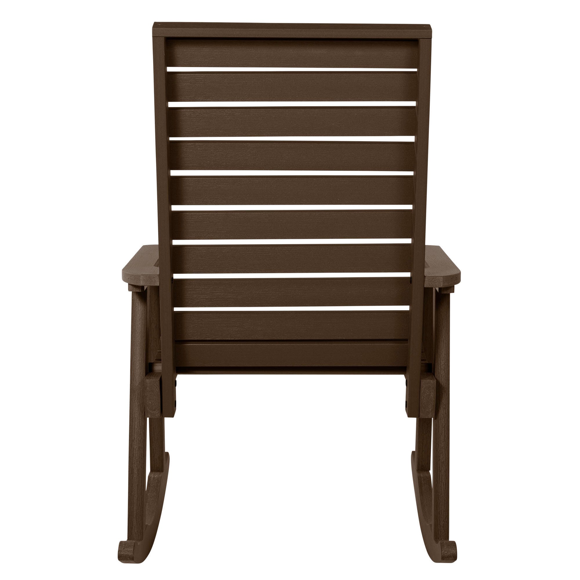 Highwood® Weatherly Outdoor Rocking Chair, Weathered Acorn, large