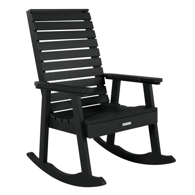 Highwood® Weatherly Outdoor Rocking Chair, Black