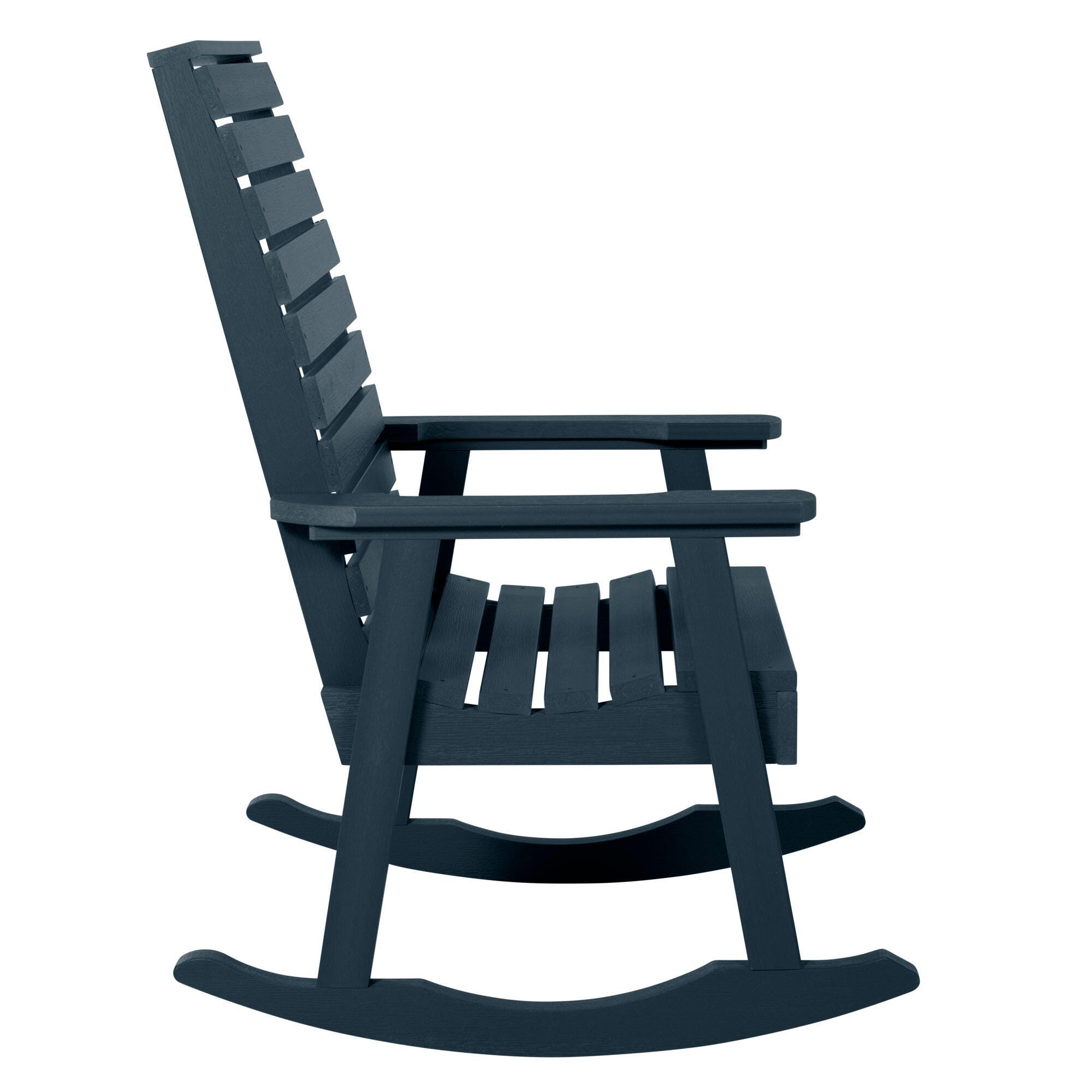 Highwood® Weatherly Outdoor Rocking Chair, Federal Blue, large