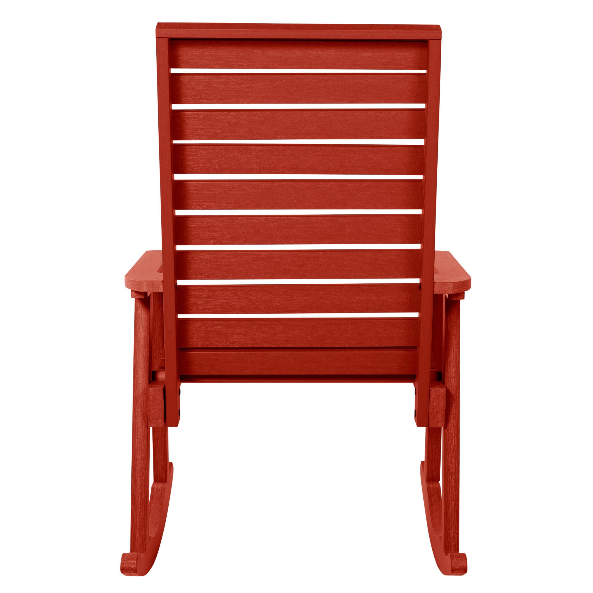 Highwood® Weatherly Outdoor Rocking Chair, Rustic Red, large
