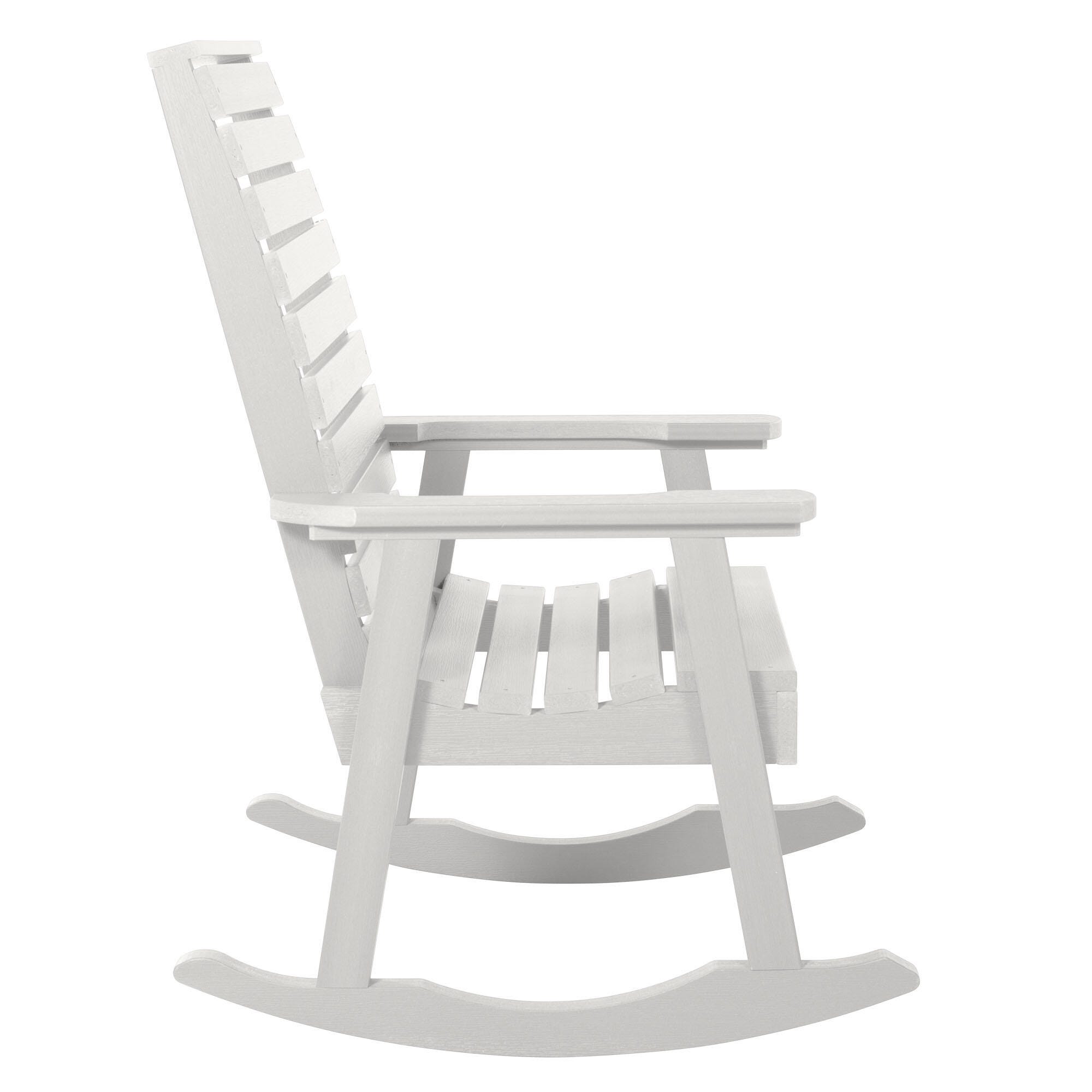 Highwood® Weatherly Outdoor Rocking Chair, White, large
