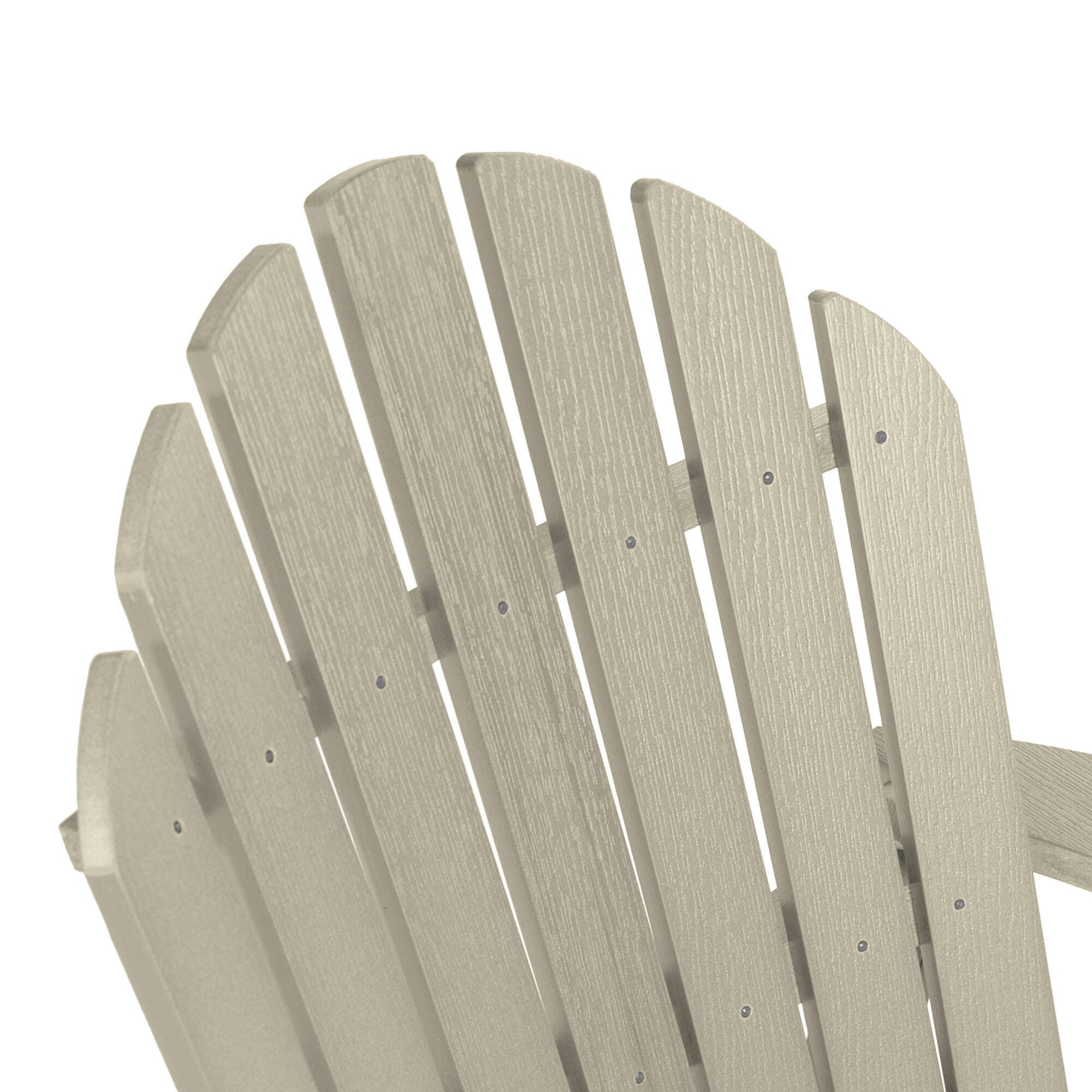 Highwood® Hamilton Outdoor Folding and Reclining Adirondack Chair, Whitewash, large