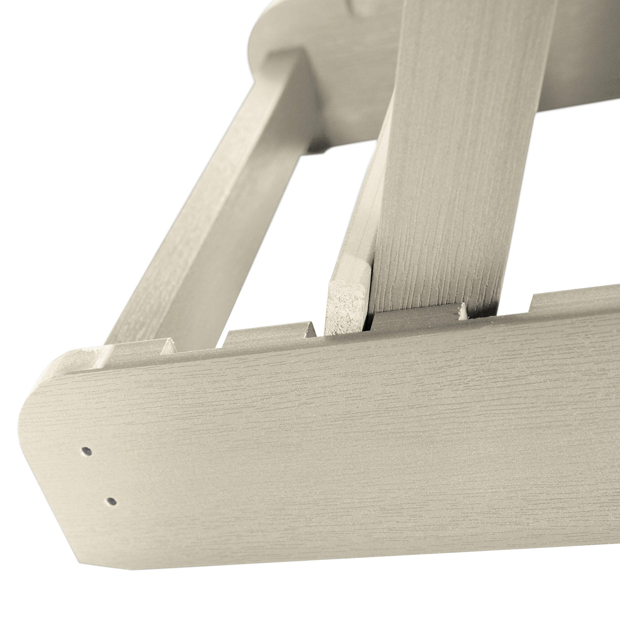 Highwood® Hamilton Outdoor Folding and Reclining Adirondack Chair, Whitewash, large