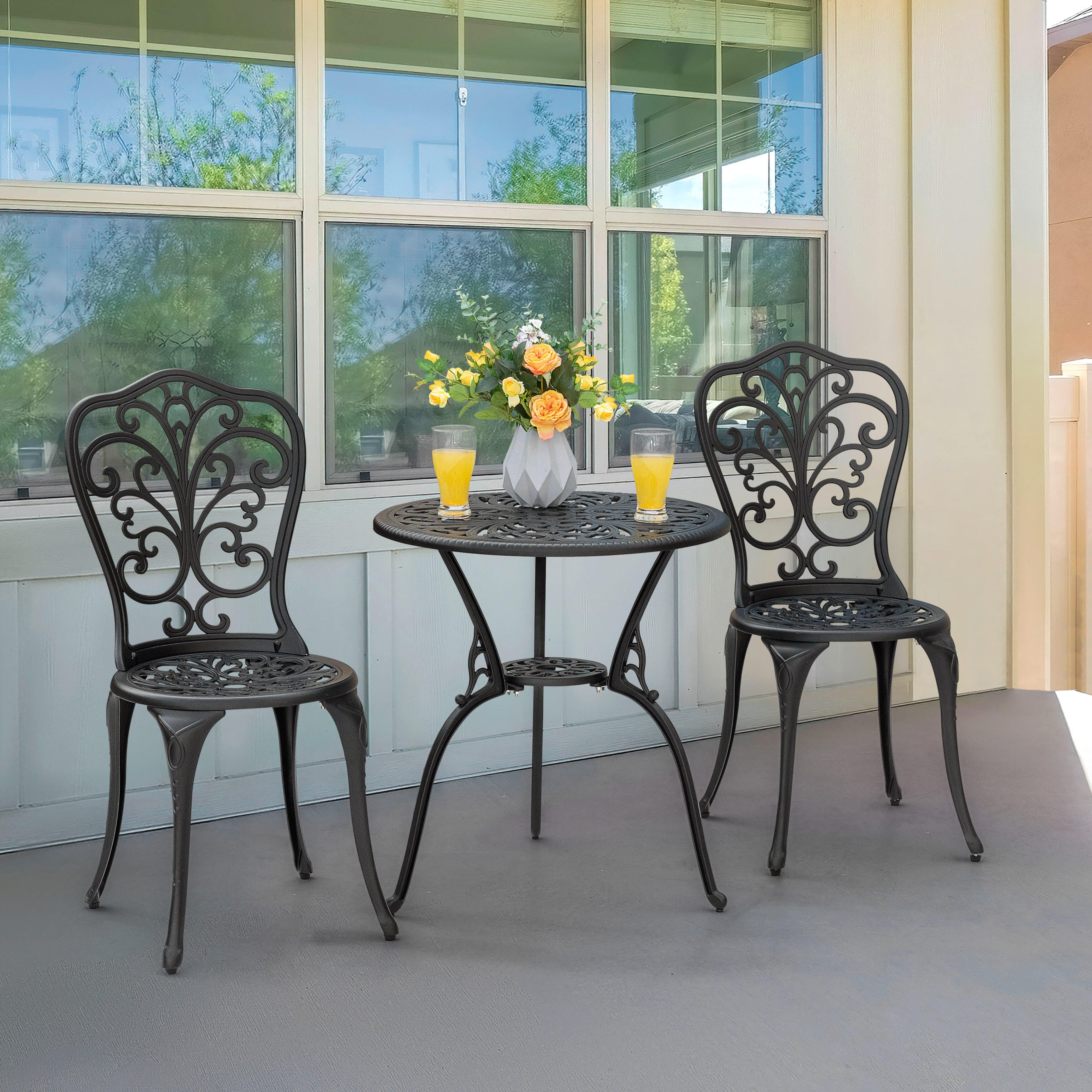 Nuu Garden 3-Piece Outdoor Bistro Set | Ashley