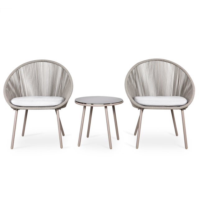Nuu Garden 3-Piece Outdoor Bistro Set