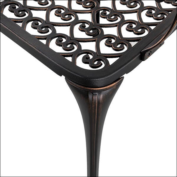 Nuu Garden Outdoor Bistro Table and 2 Chairs, , large