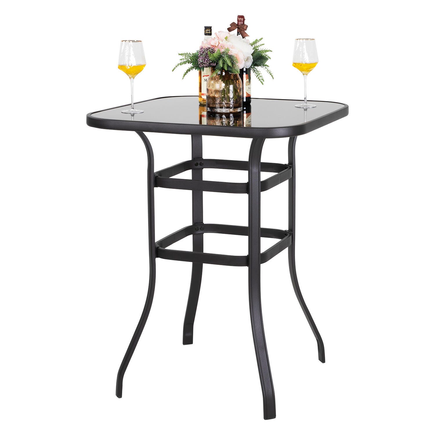 Nuu Garden Outdoor 32" Square Bar Table, , large