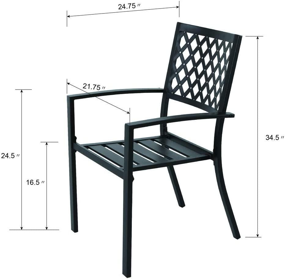 Nuu Garden Outdoor Patio Chair Set of 2, , large