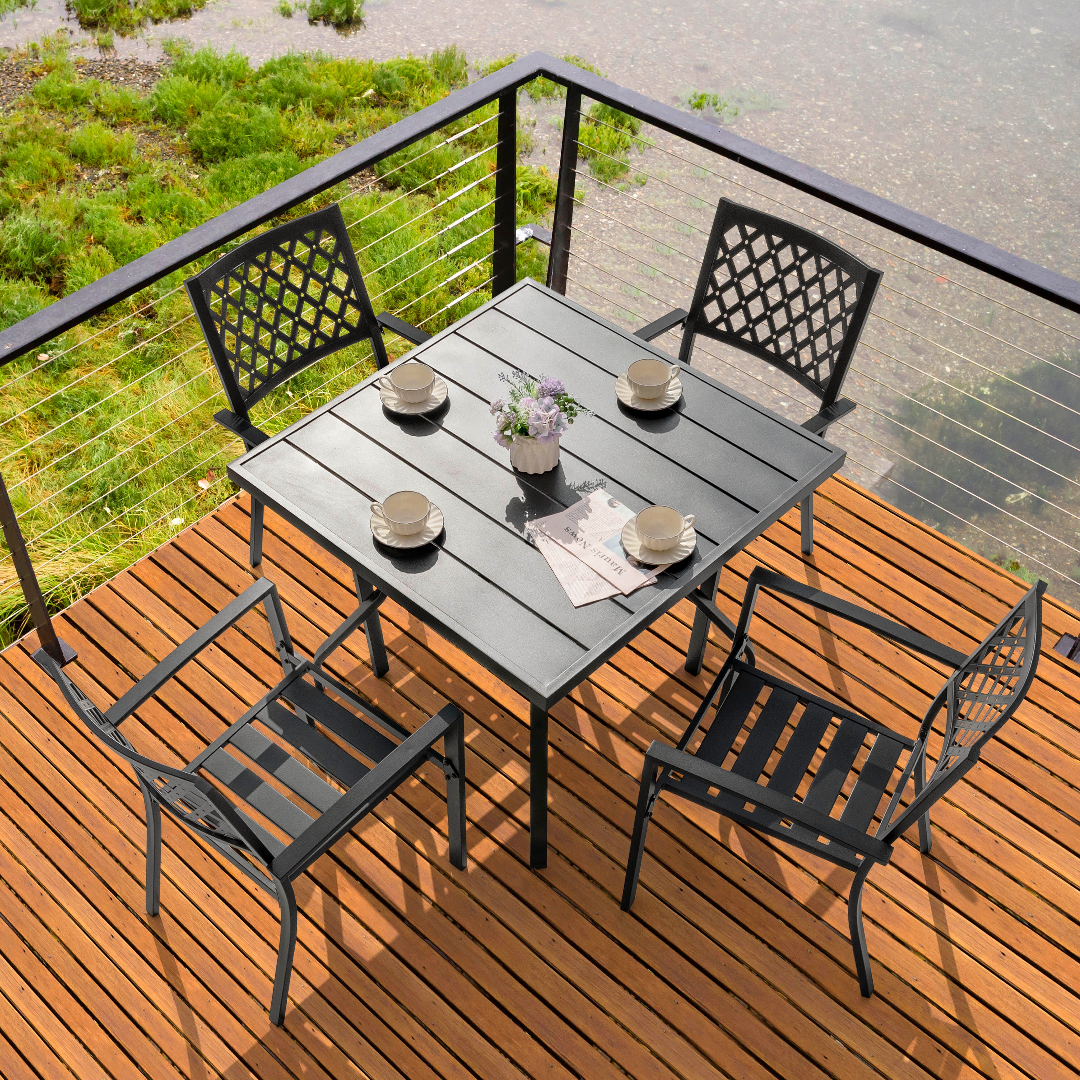 Nuu Garden Outdoor Patio Chair Set of 2, , large