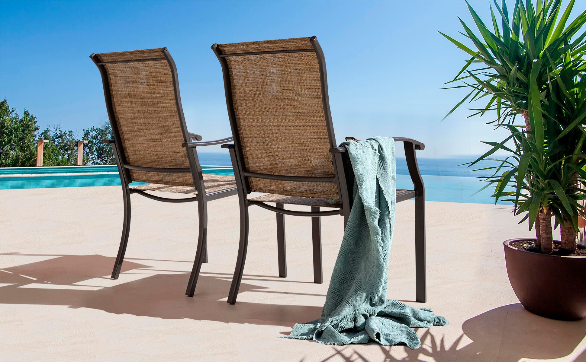 Nuu Garden Outdoor Patio Chair Set of 2, , large