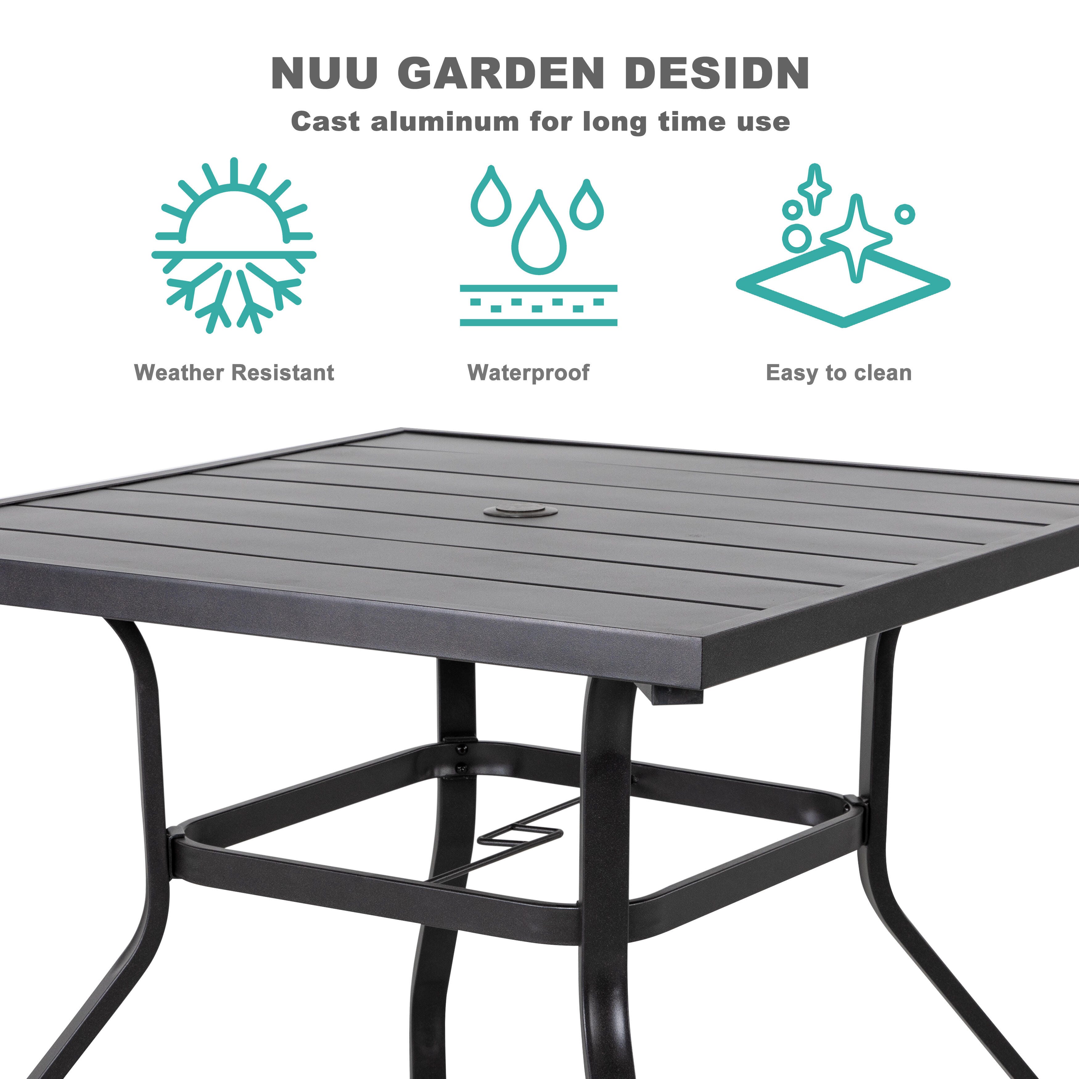 Nuu Garden Outdoor Dining Table, , large