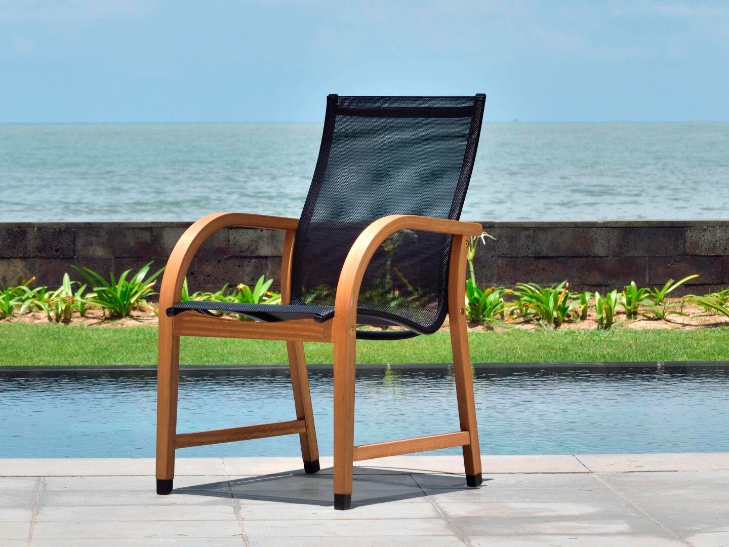 Amazonia 9-Piece Outdoor Patio Dining Set, , large