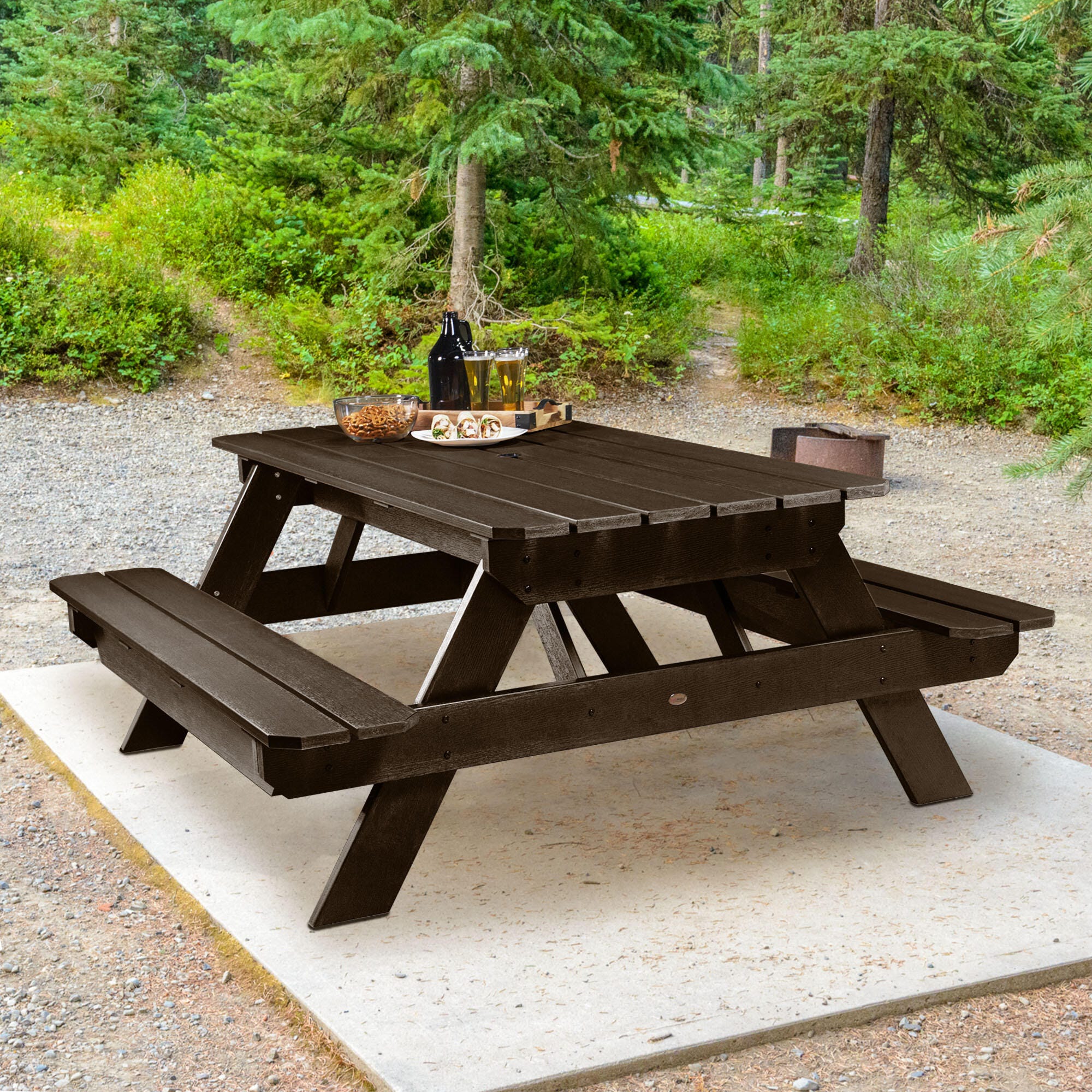 Sequoia National Outdoor Commercial Grade Picnic Table, , rollover