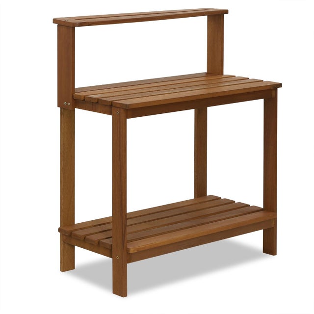 Furinno Tioman Outdoor Potting Bench, Natural