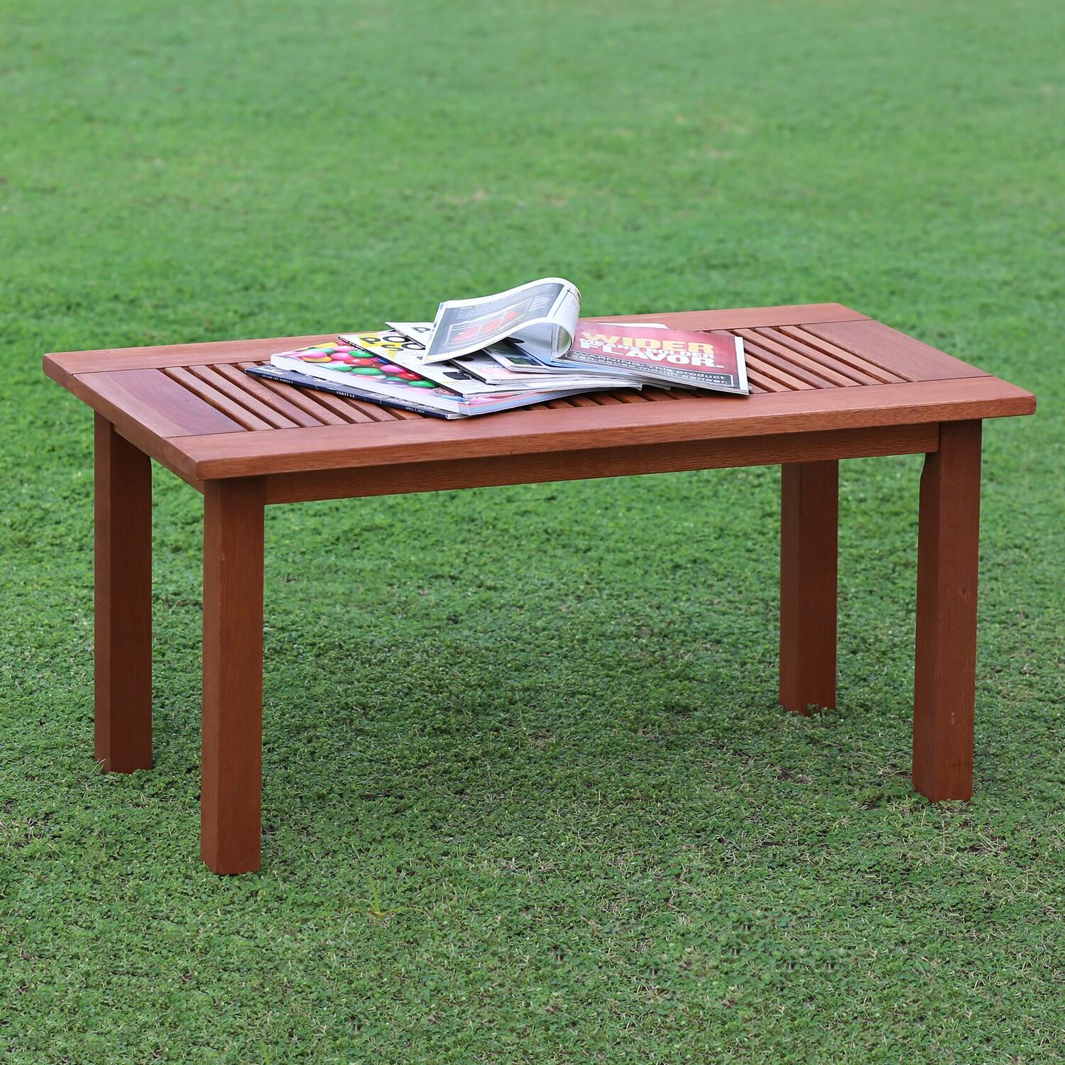 Furinno Tioman Outdoor Hardwood Coffee Table, , large