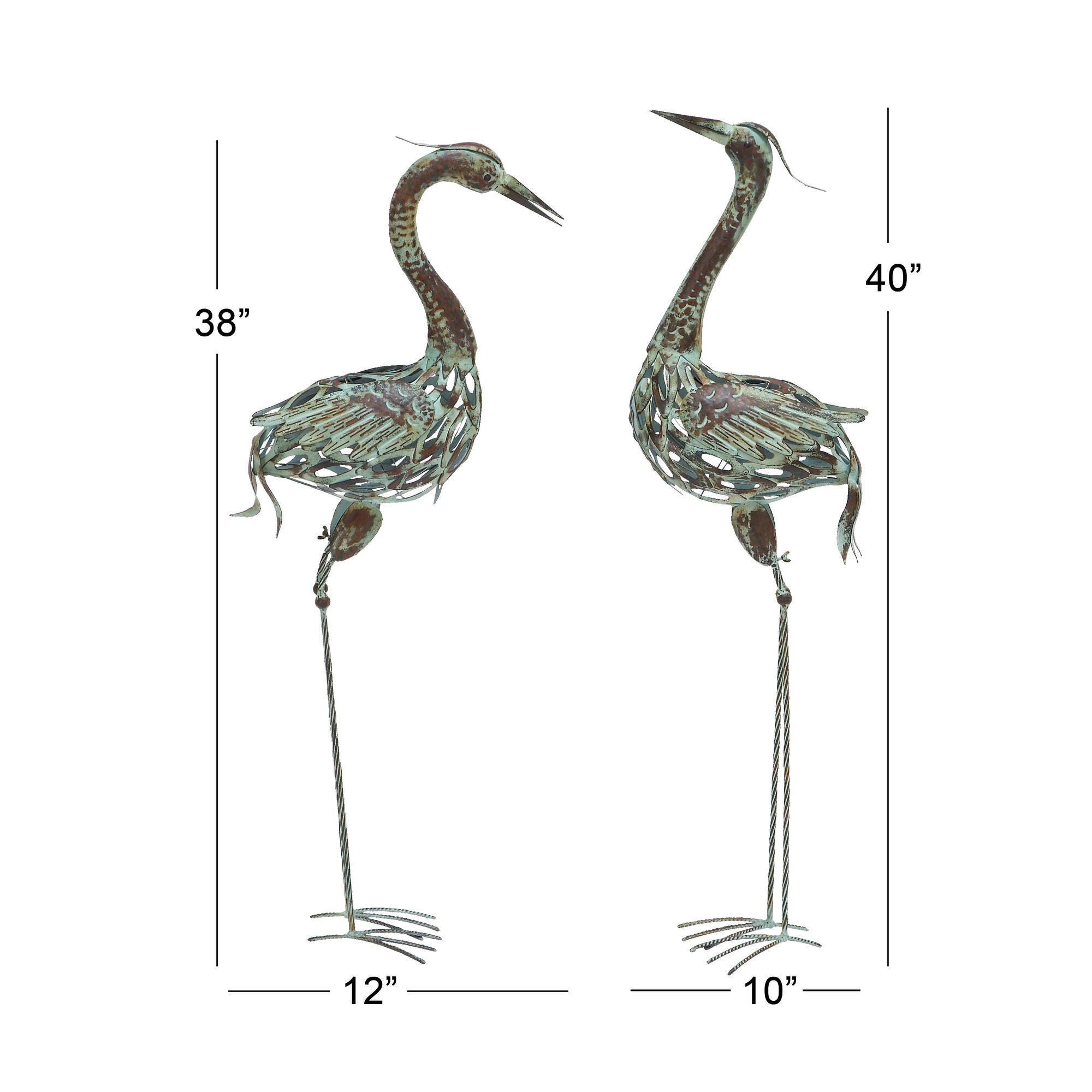 Bayberry Lane Outdoor Coastal Garden Sculpture (Set of 2), , large