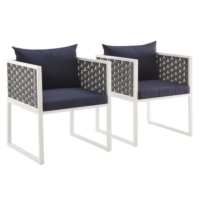 Modway Stance Outdoor Weather Resistant Dining Armchair (Set of 2)