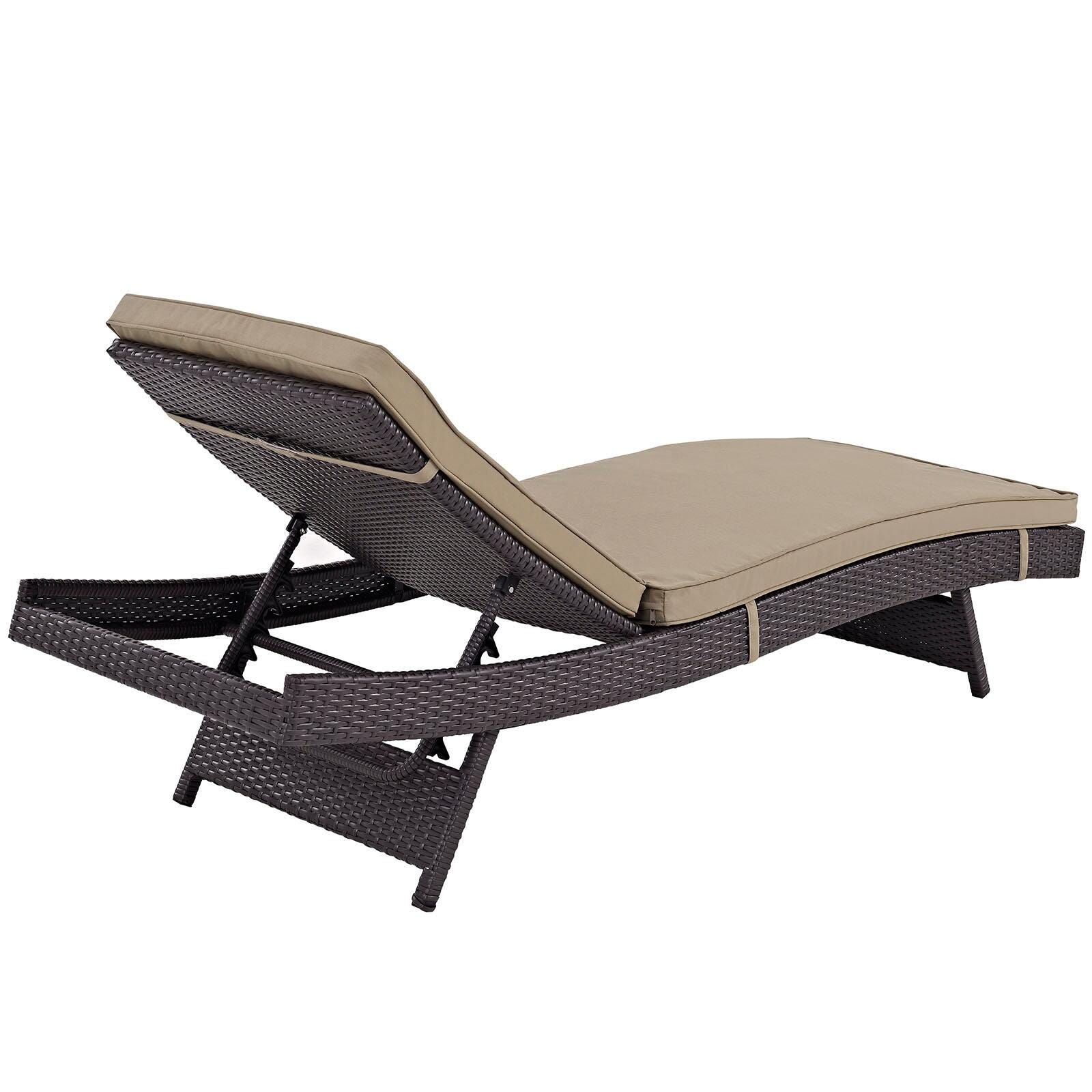 Modway Convene Outdoor Weather Resistant Chaise (Set of 2), , large