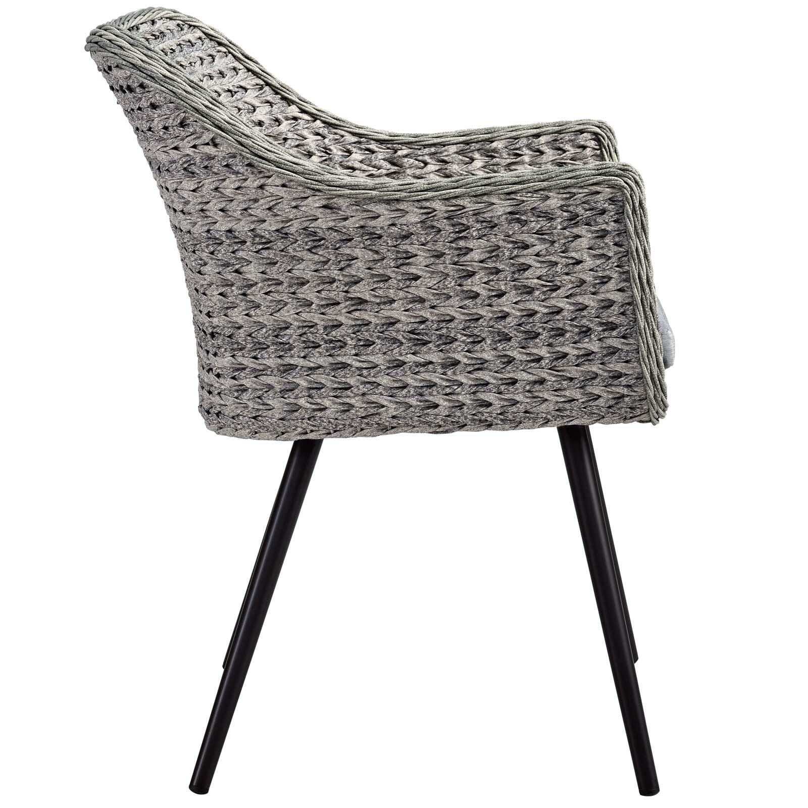 Modway Endeavor Outdoor Weather Resistant Dining Armchair (Set of 2), , large