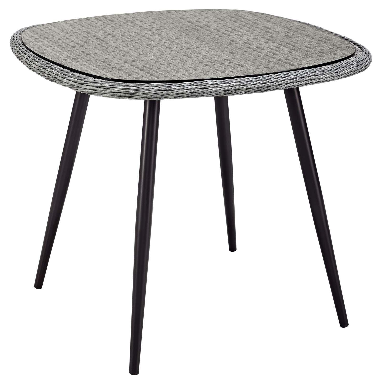 Modway Endeavor 36" Outdoor Weather Resistant Dining Table, , large