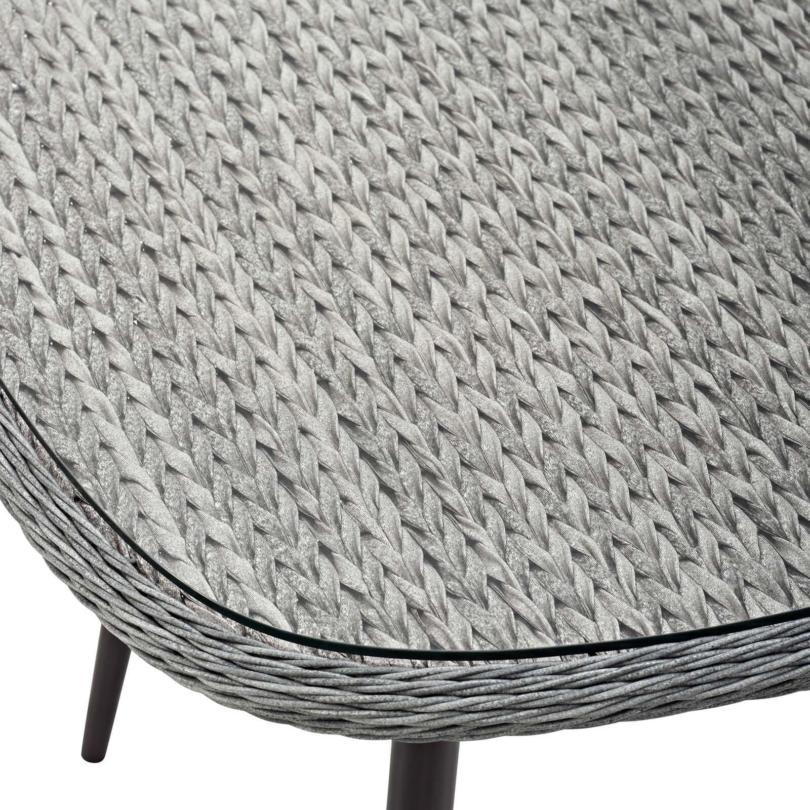 Modway Endeavor 36" Outdoor Weather Resistant Dining Table, , large