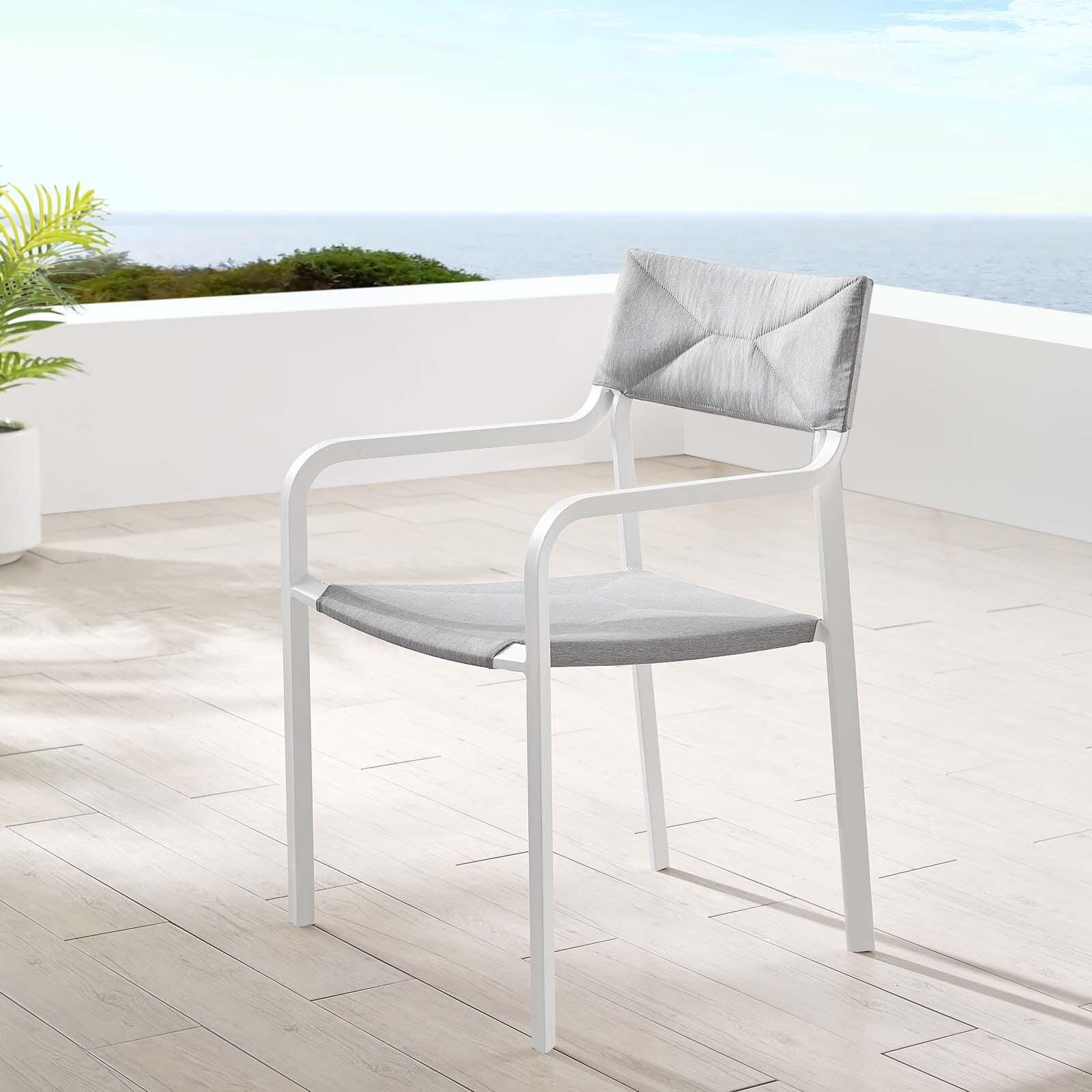 Modway Raleigh Outdoor Weather Resistant Dining Armchair, , rollover