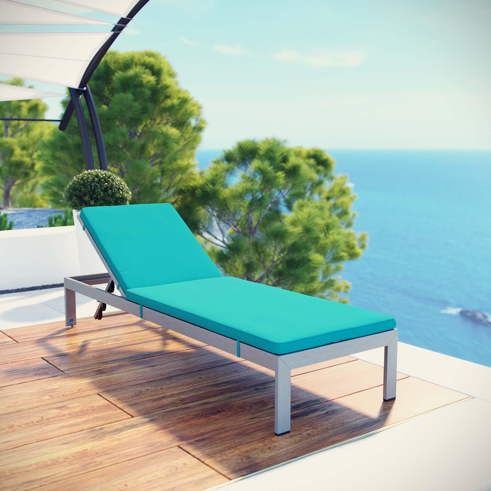 Modway Shore Outdoor Chaise, , rollover