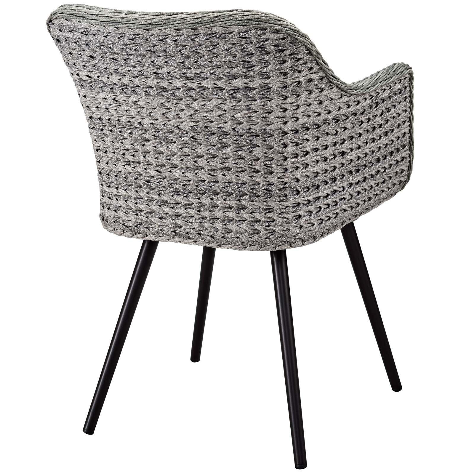 Modway Endeavor Outdoor Weather Resistant Dining Armchair, , large