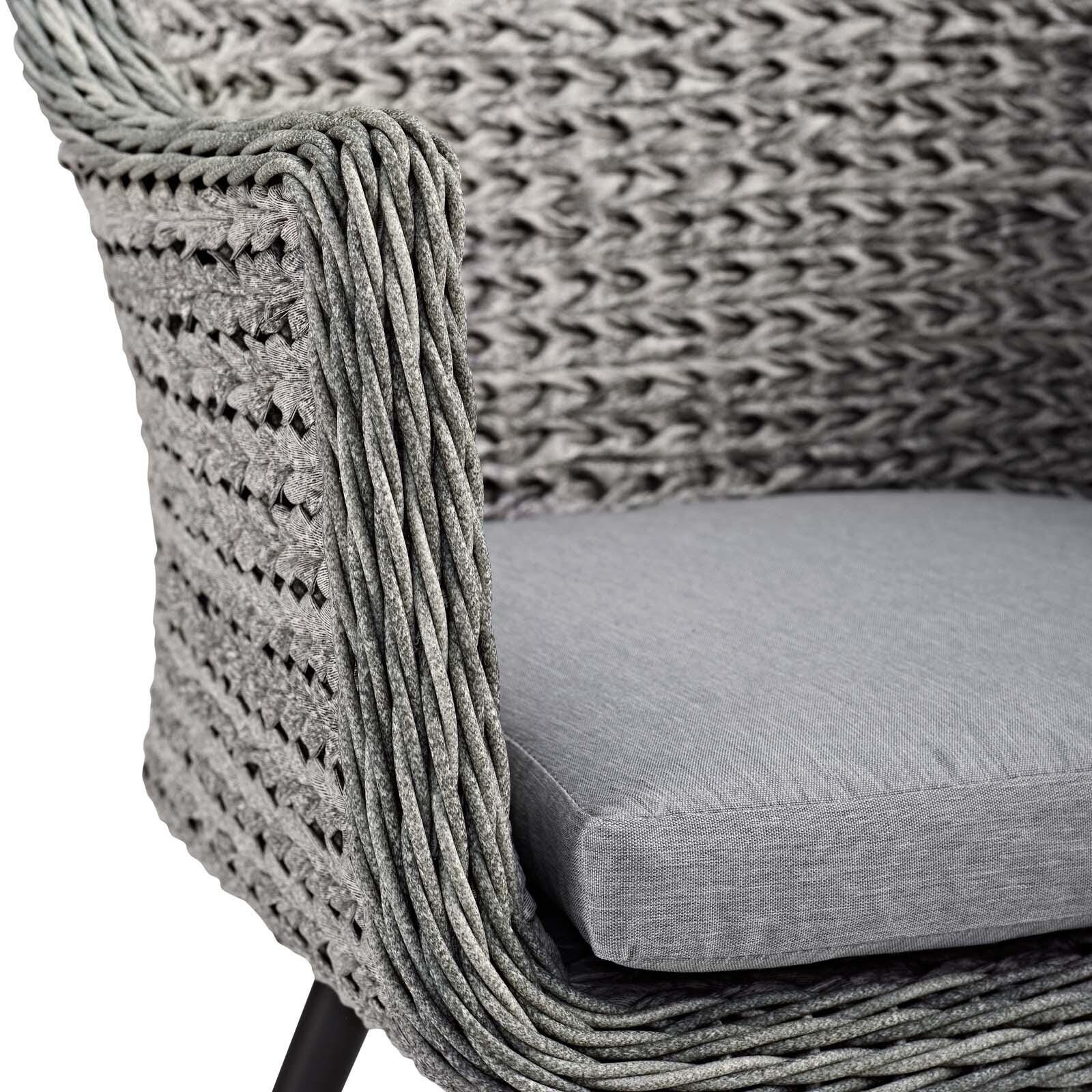 Modway Endeavor Outdoor Weather Resistant Dining Armchair, , large