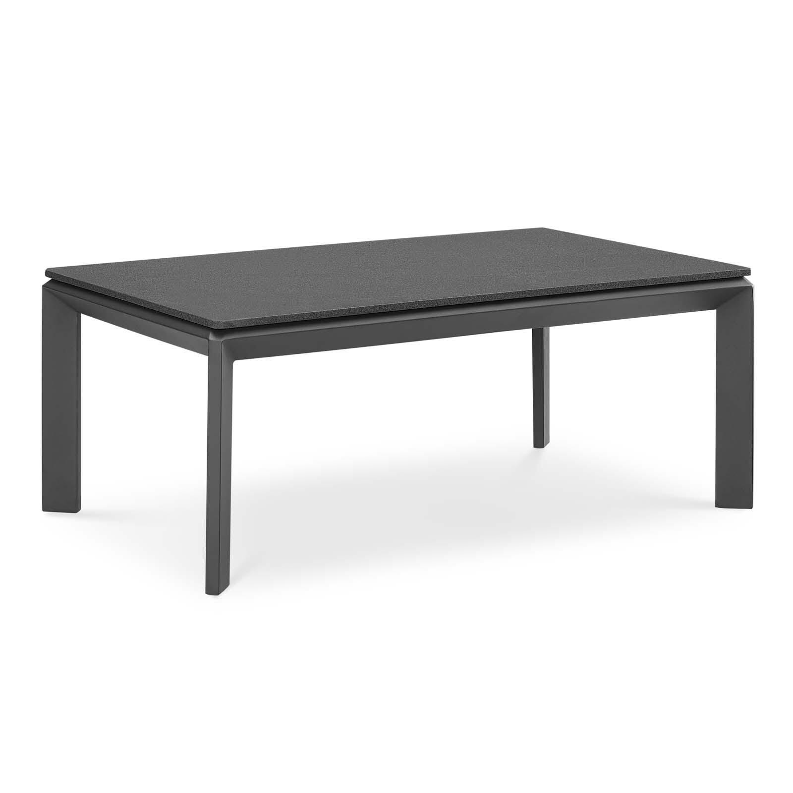 Modway Riverside Outdoor Weather Resistant Coffee Table, Gray, large